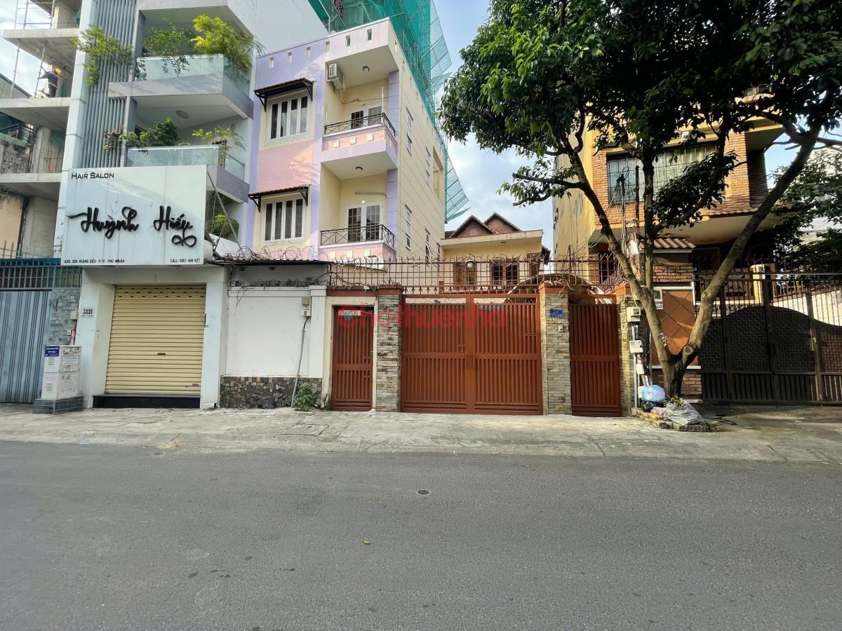 130 triệu! Cho thuê Mặt Tiền Hoàng Diệu, Phú Nhuận - 11,5x33m nở hậu 12,9m - 3 Tầng