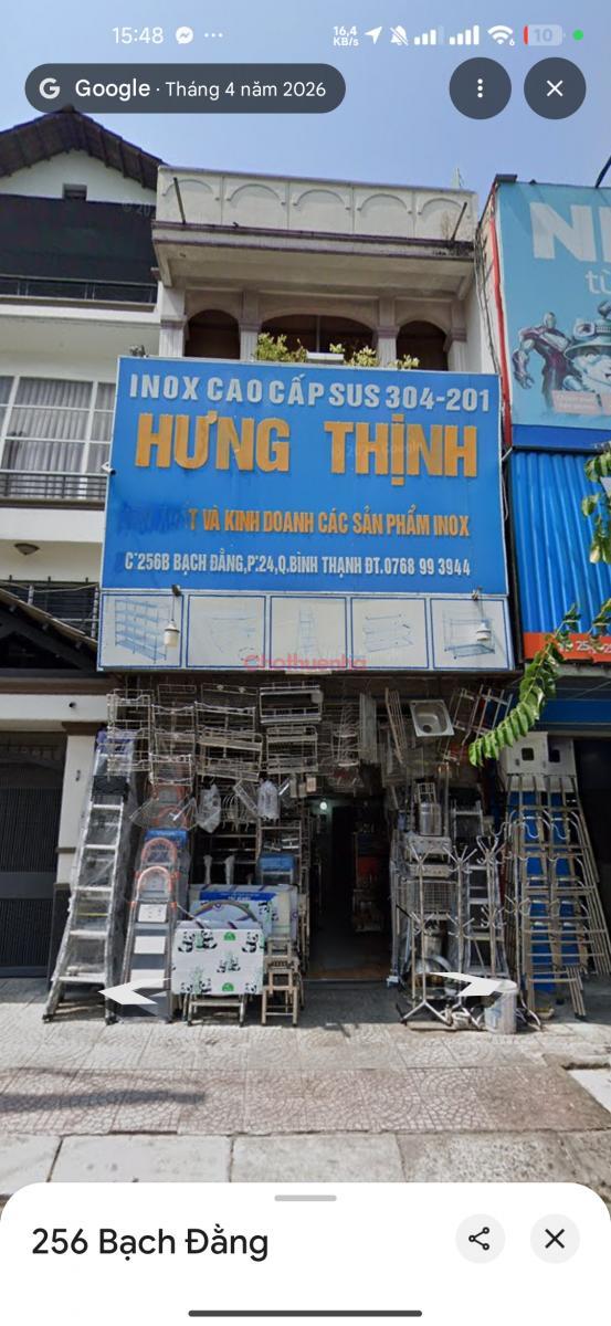 Cho thuê mặt bằng 4m x 8m mặt tiền đường Bạch Đằng