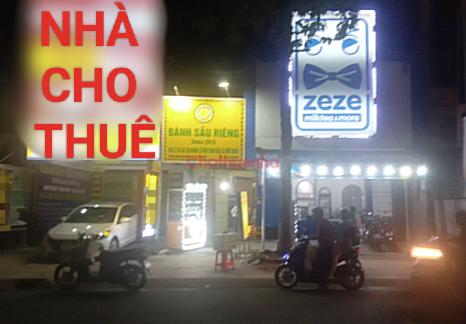 Cho thuê nhà mặt tiền 4m mặt bằng kv ngã 4 đối diện bến xe p8 đường Đinh Tiên Hoàng p.Tân Hạnh TPVL