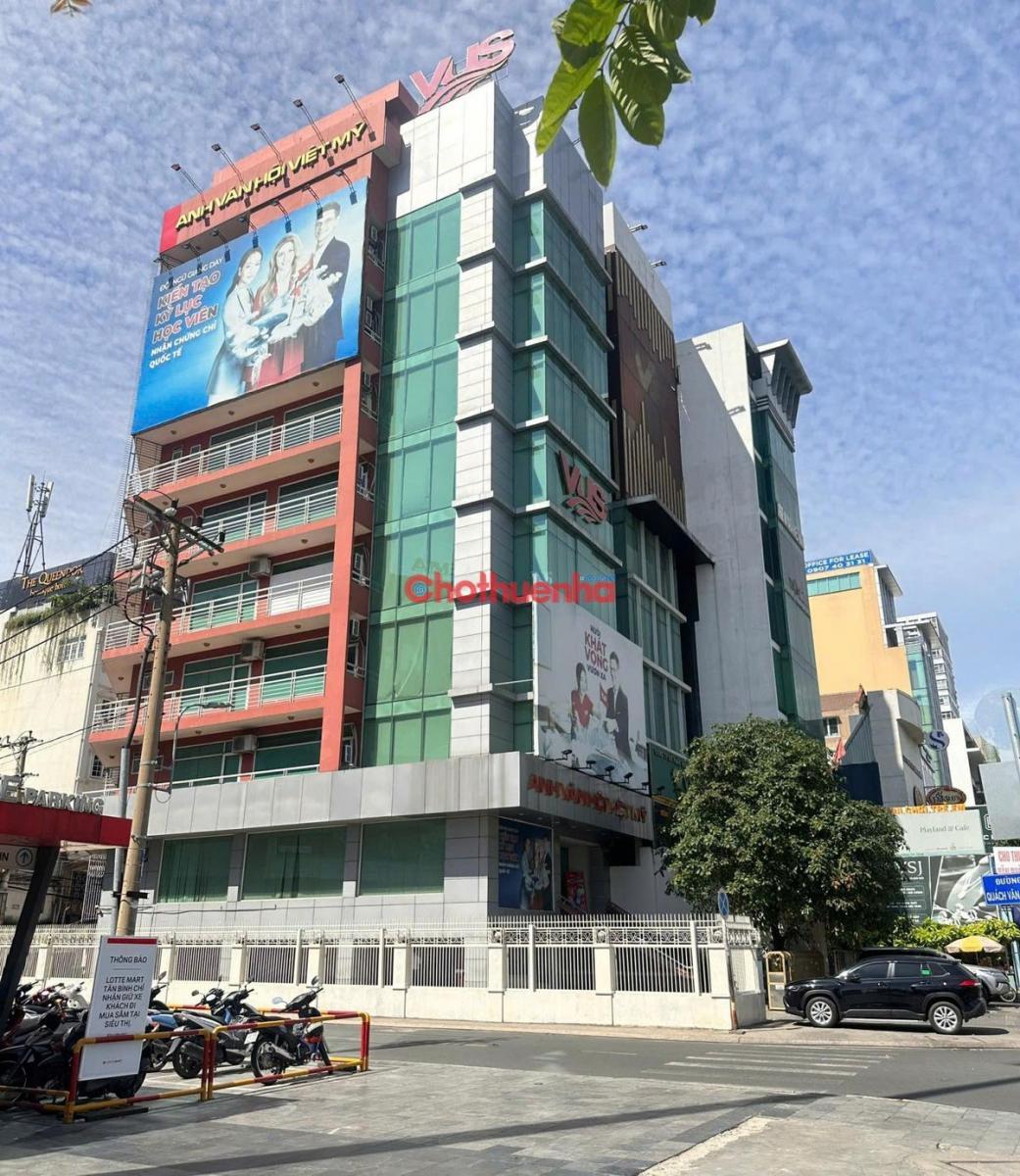 CHO THUÊ VỊ TRÍ VÀNG GÓC 2 MẶT TIỀN 105 CỘNG HÒA ,2254m2 SÀN, ĐẦY ĐỦ THANG MÁY, PCCC