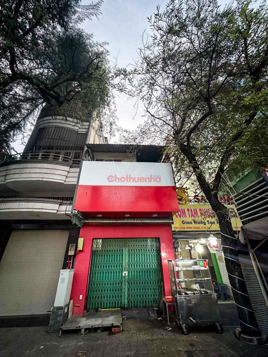  CHO THUÊ NHÀ MẶT TIỀN MINH PHỤNG – PHƯỜNG 10, QUẬN 11 | DTSD ~ 28.5m2