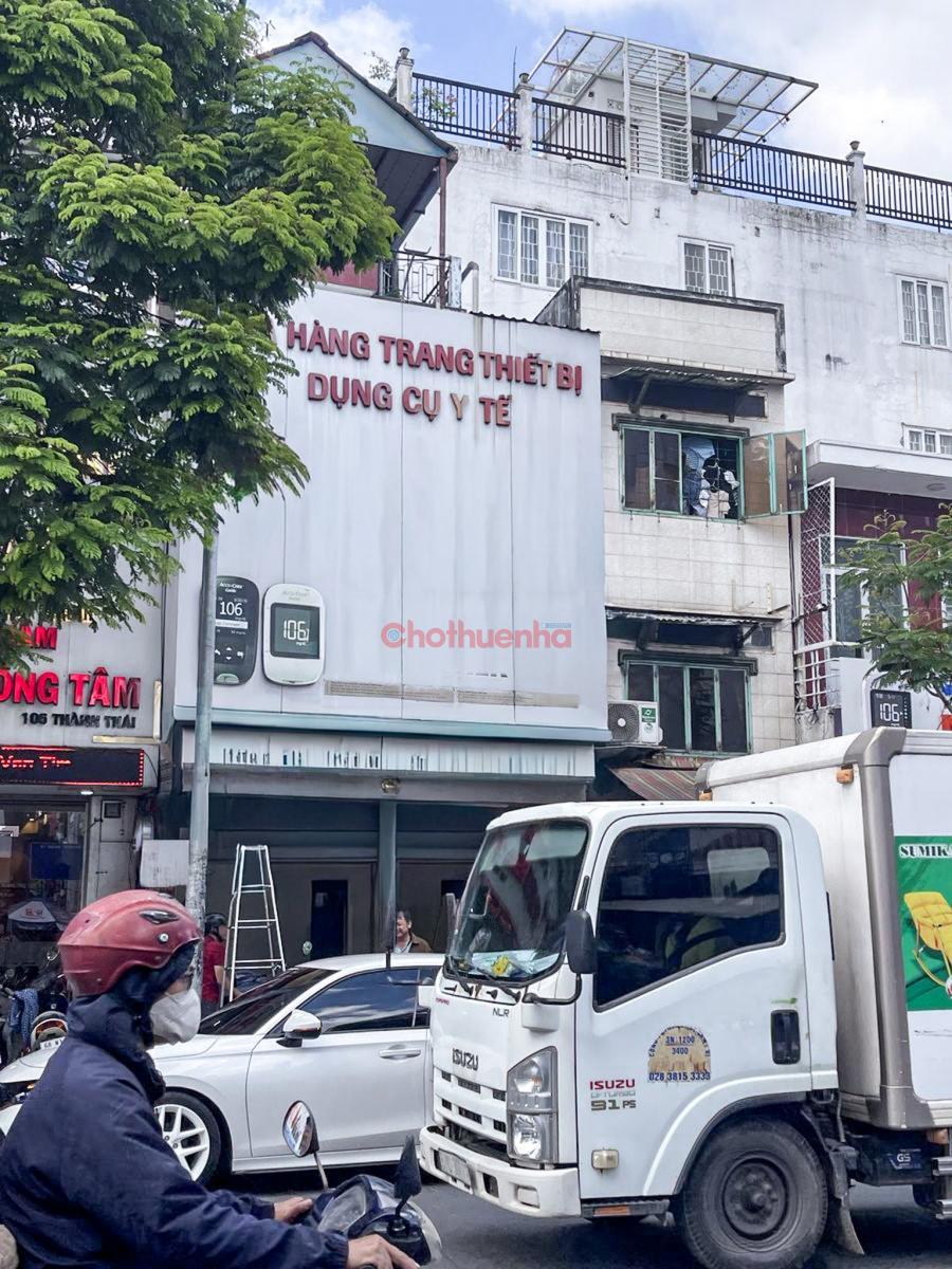 CHO THUÊ NHÀ MẶT TIỀN THÀNH THÁI – P.14, QUẬN 10 | PHÙ HỢP: PHÒNG KHÁM, DỤNG CỤ Y TẾ