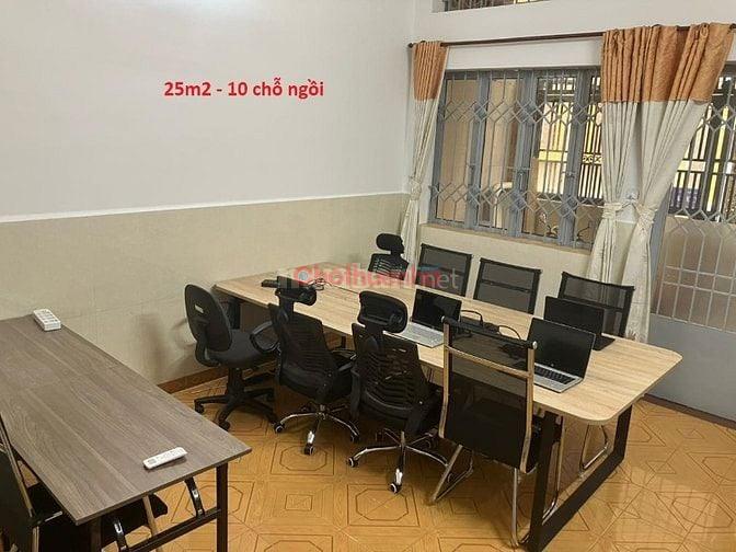 Văn Phòng Chọn Gói - Giá Rẻ - Ngồi 7-10 người (15-25m2)