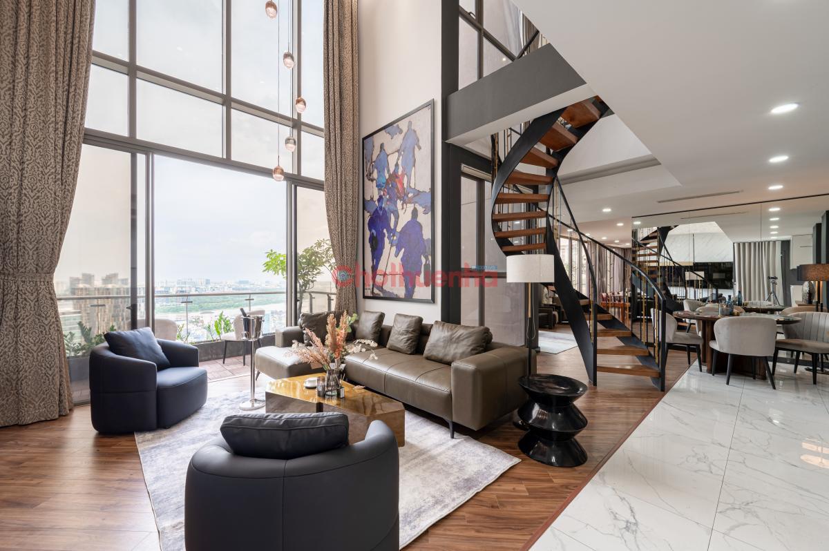 Cho thuê Penthouse Duplex Millennium - Quận 4 - Full nội thất cao cấp - View Bitexco, Sông Sài Gòn