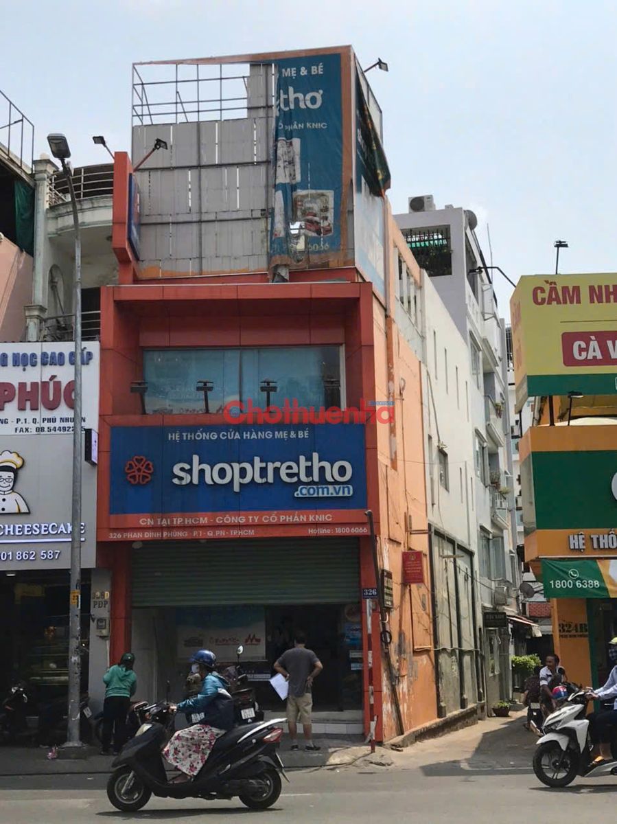 CHO THUÊ NHÀ MẶT TIỀN PHAN ĐÌNH PHÙNG,PHƯỜNG 1,PHÚ NHUẬN