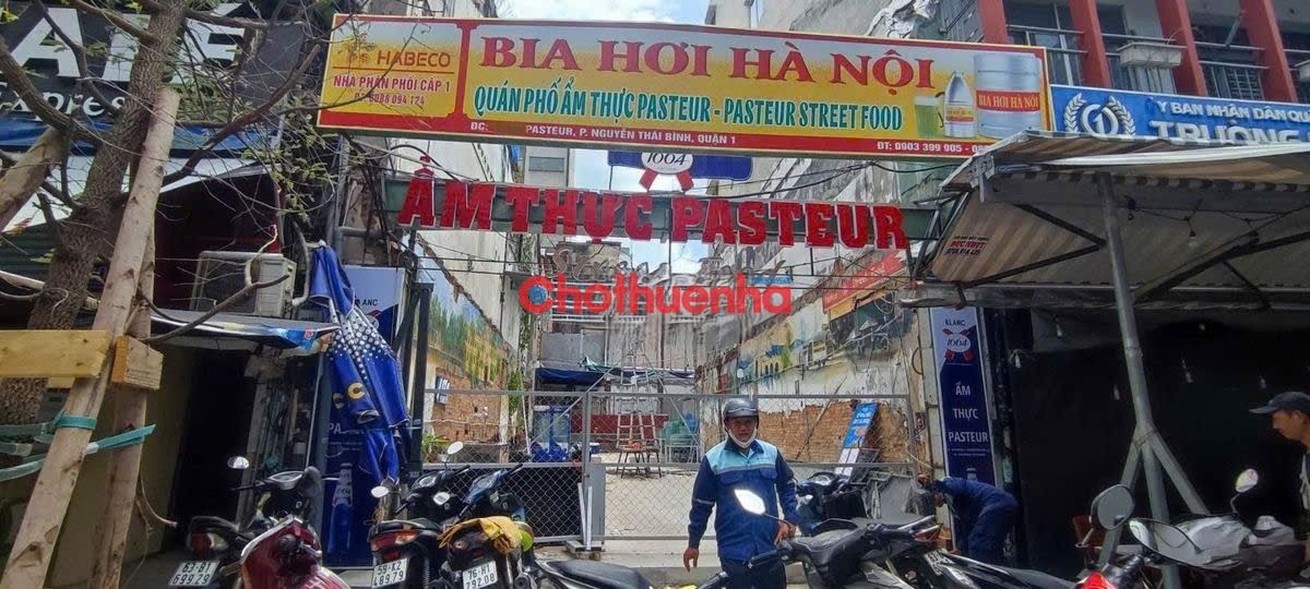 CHO THUÊ MẶT BẰNG KINH DOANH QUÁN NHẬU NGAY PASTEUR - QUẬN 1