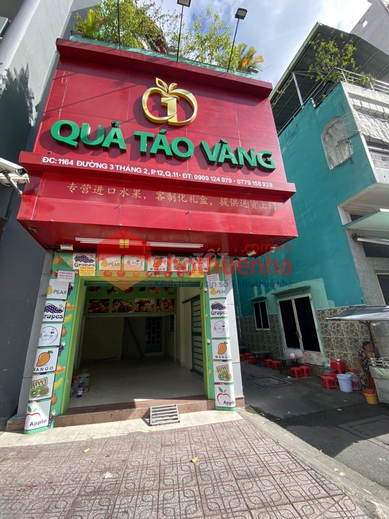 CHO THUÊ MẶT BẰNG GÓC 2 MẶT TIỀN ĐƯỜNG 3/2 – P.12, Q.11