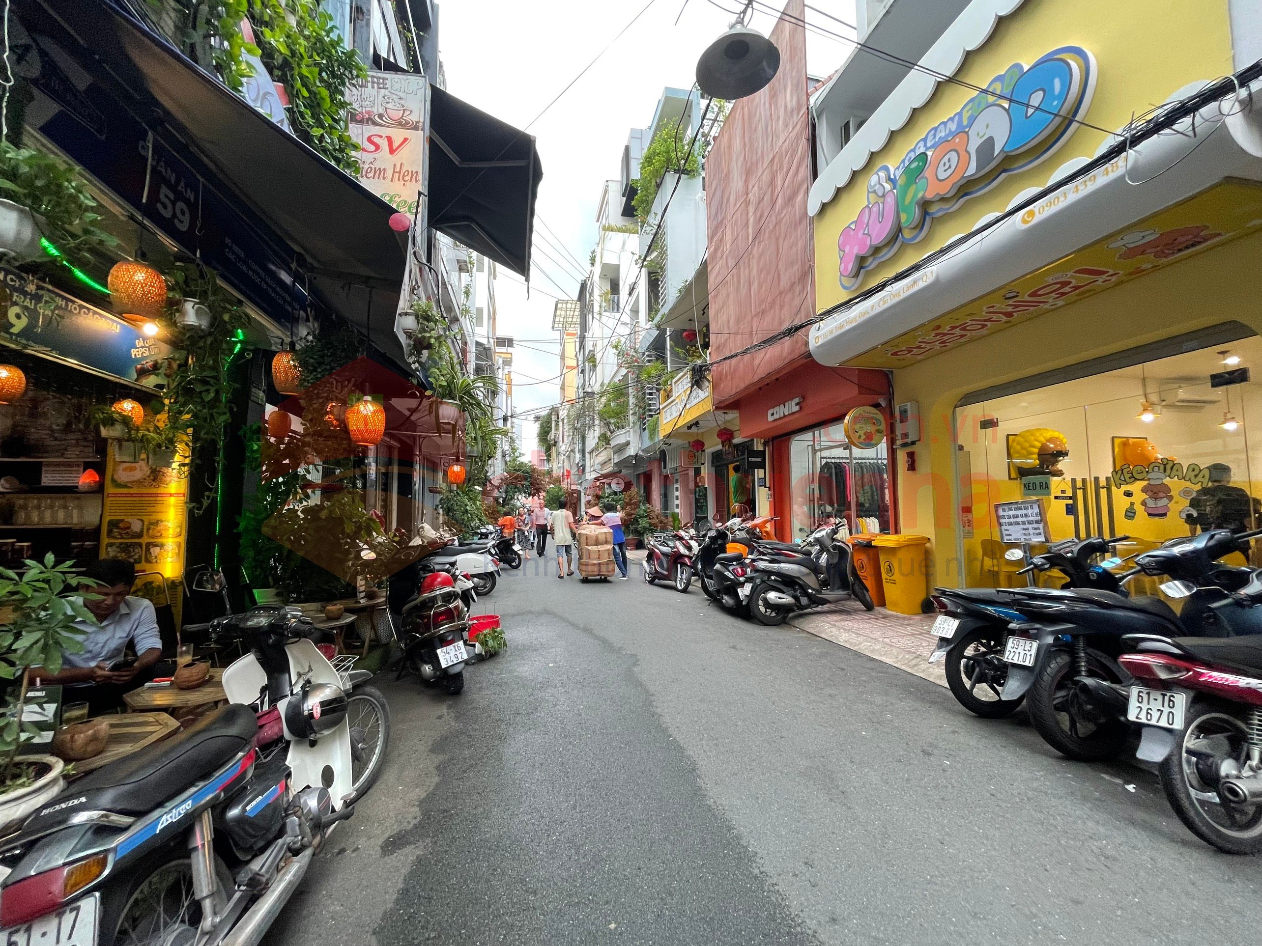 CHO THUÊ NHÀ NGUYÊN CĂN - TRẦN HƯNG ĐẠO, QUẬN 1 - TRỆT, 2 LẦU