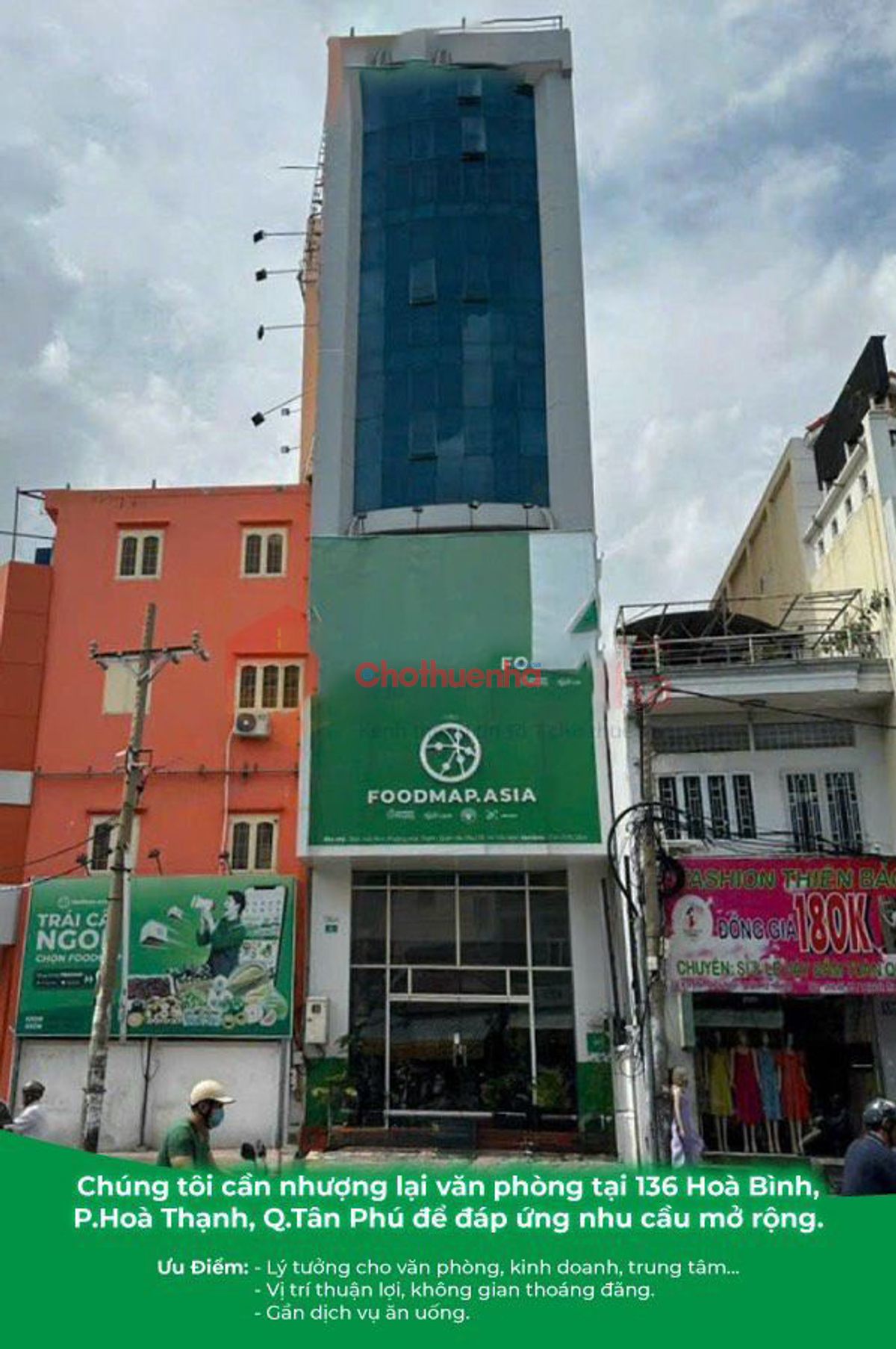 TÒA NHÀ PHƯỜNG TÂN PHÚ MỚI (QUẬN TÂN PHÚ) - 5 LẦU - THANG MÁY