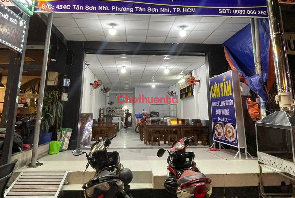 CHO THUÊ MẶT BẰNG / SANG QUÁN CƠM – ĐƯỜNG TÂN SƠN NHÌ, Q. TÂN PHÚ