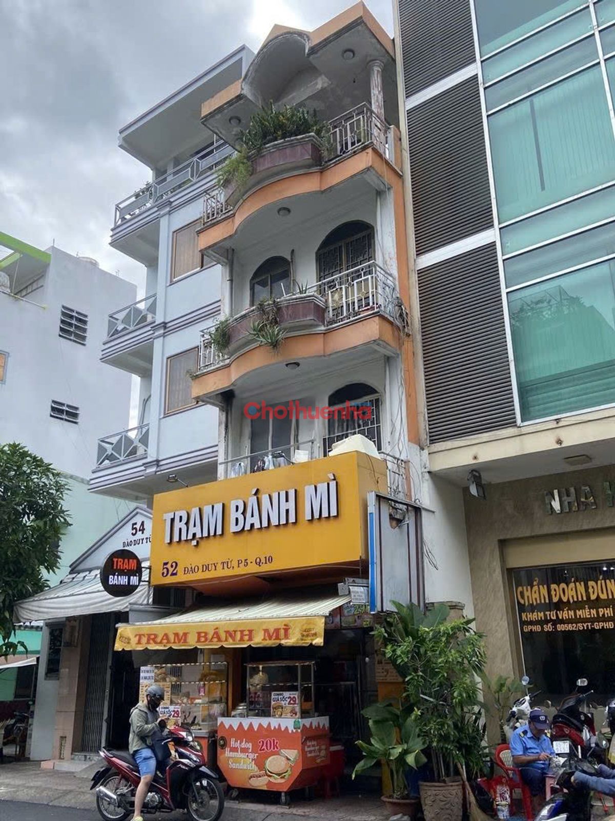 CHO THUÊ NHÀ MẶT TIỀN ĐÀO DUY TỪ, PHƯỜNG 5, QUẬN 10
