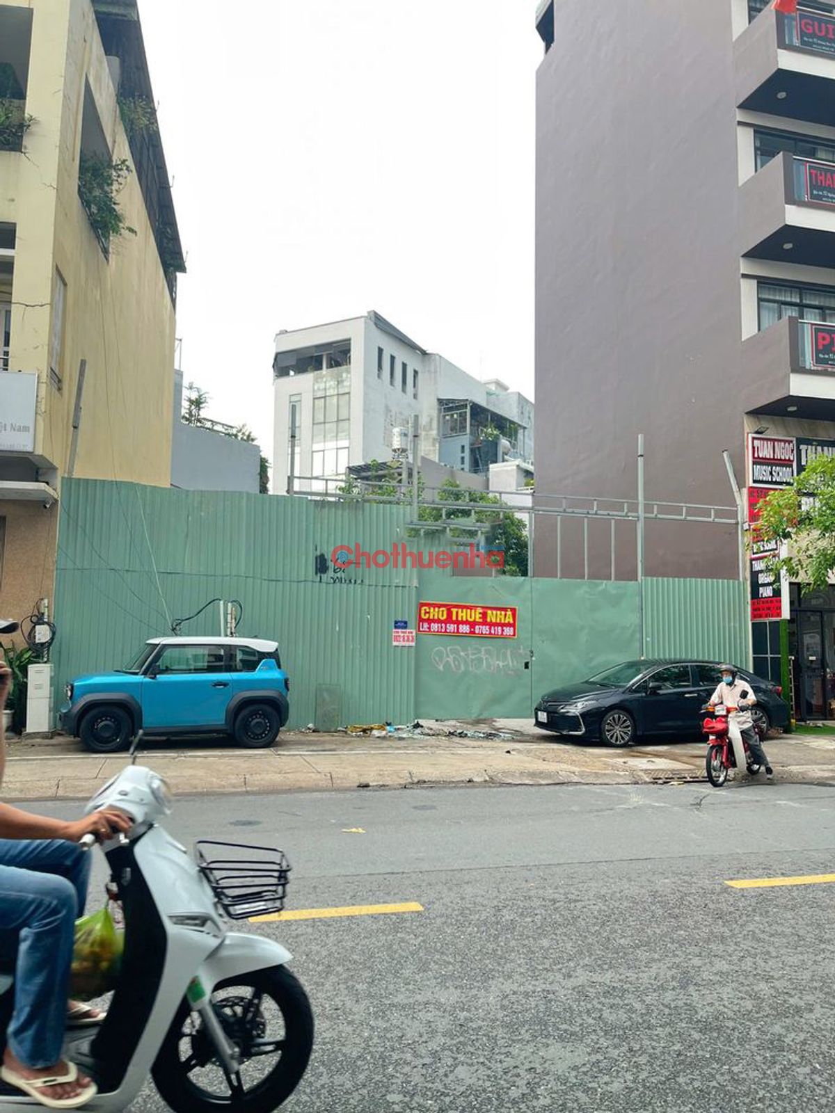CHO THUÊ ĐẤT TRỐNG 320 m2 KHU TRUNG TÂM - Mặt tiền Hoàng Hoa Thám, P7 Bình Thạnh, 14x28m