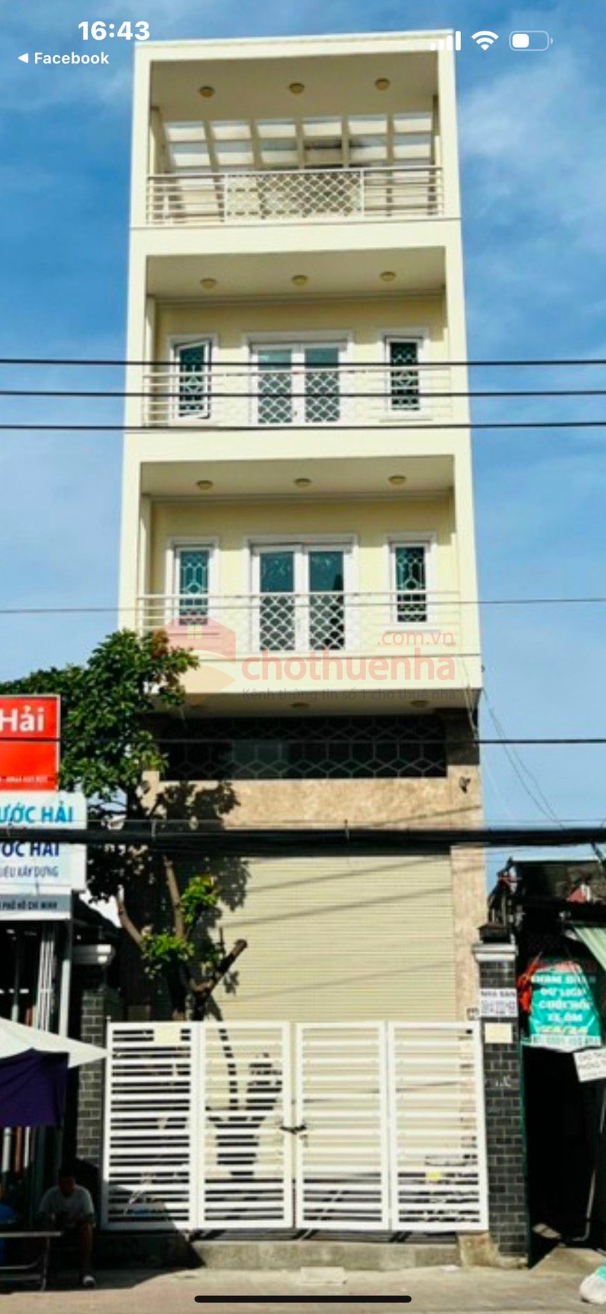 cho thuê nhà mặt tiền huỳnh tấn phát - ngang 5m - dtsd 300m2