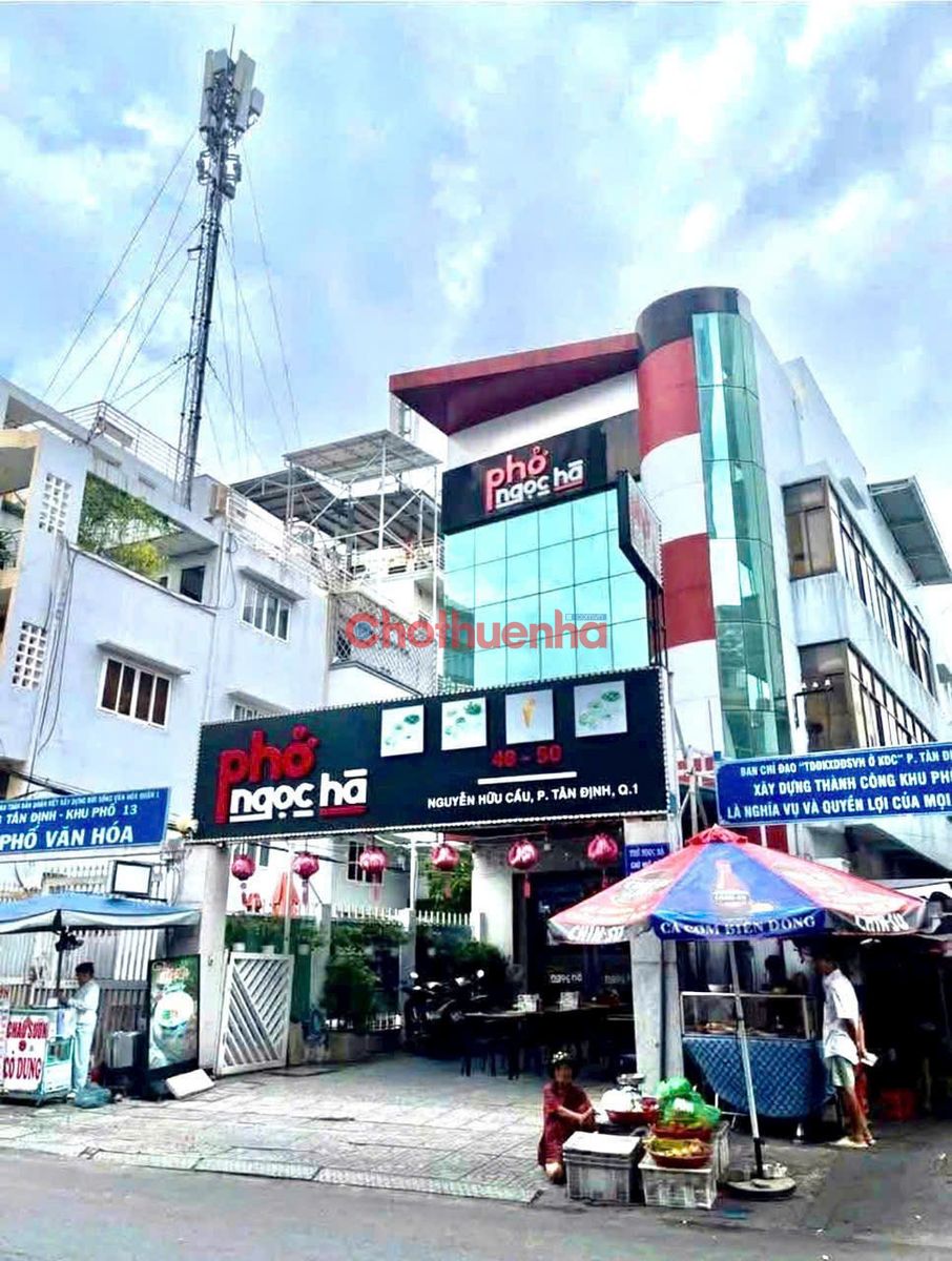 CHO THUÊ NHÀ MẶT TIỀN NGUYỄN HỮU CẦU - QUẬN 1