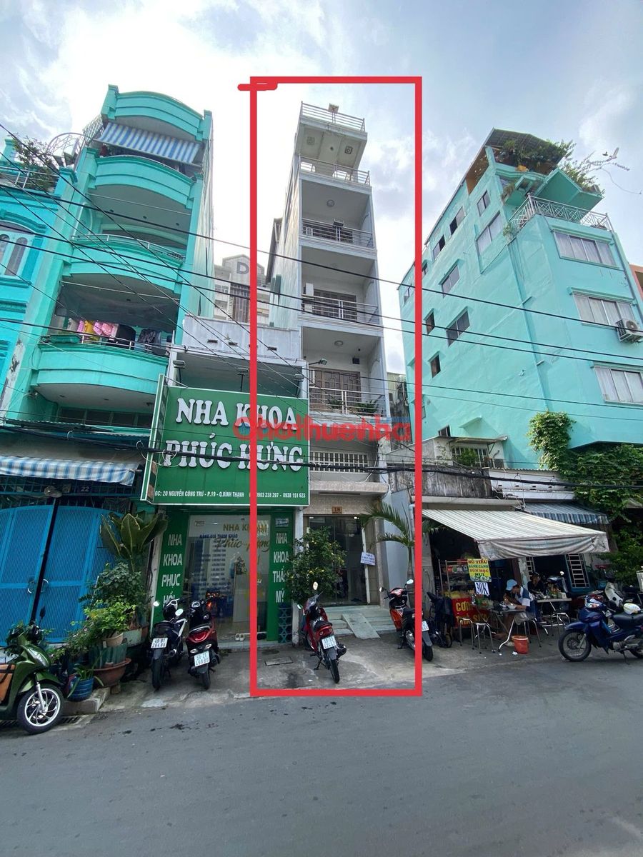 Cho thuê nhà mặt tiền đường Nguyễn Công Trứ, Phường 19, Quận Bình Thạnh. 