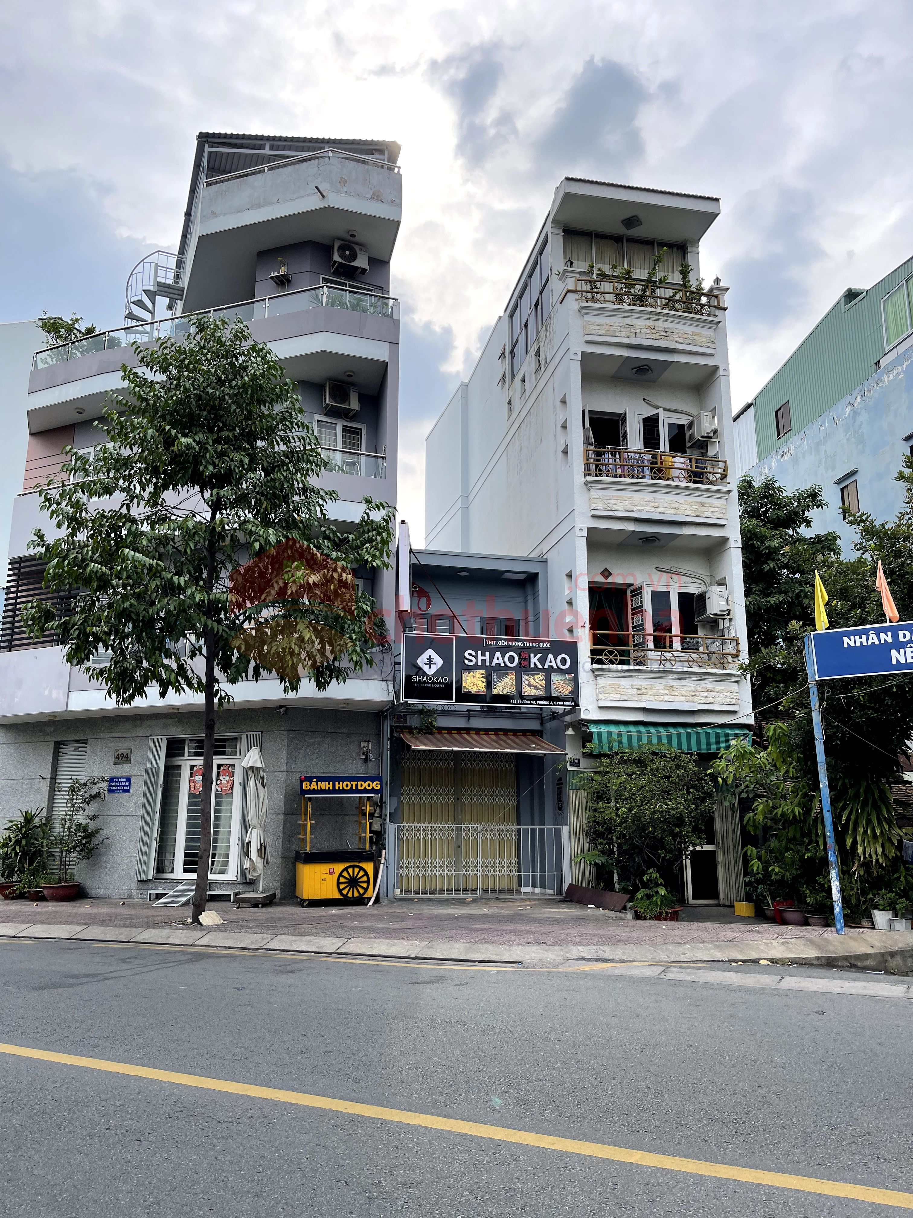 Cho thuê nhà mặt tiền Trường Sa, Phường 2, Quận Phú Nhuận - nhà mới kinh doanh ngay