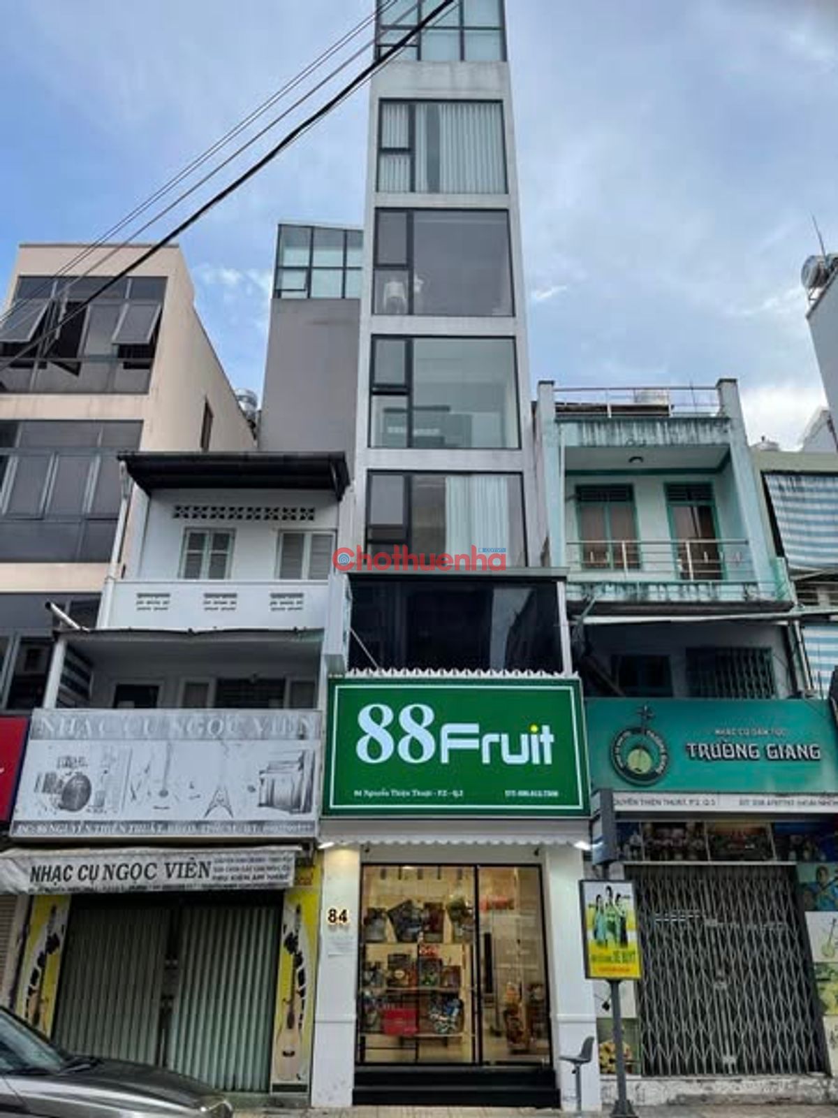 Cho thuê mặt bằng trung tâm Quận 3 - 80m2 ngay Nguyễn Thiệt Thuật