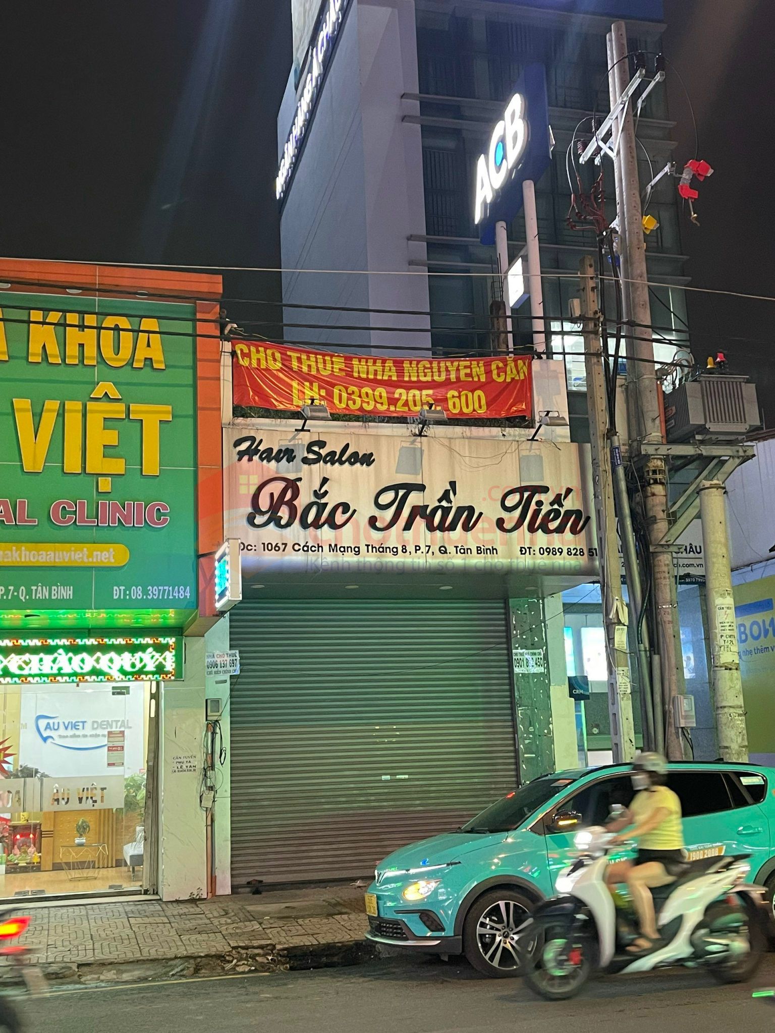 Cho thuê nhà NGUYÊN CĂN - Mặt tiền  Cách Mạng Tháng Tám, Phường 7, Quận Tân Bình.