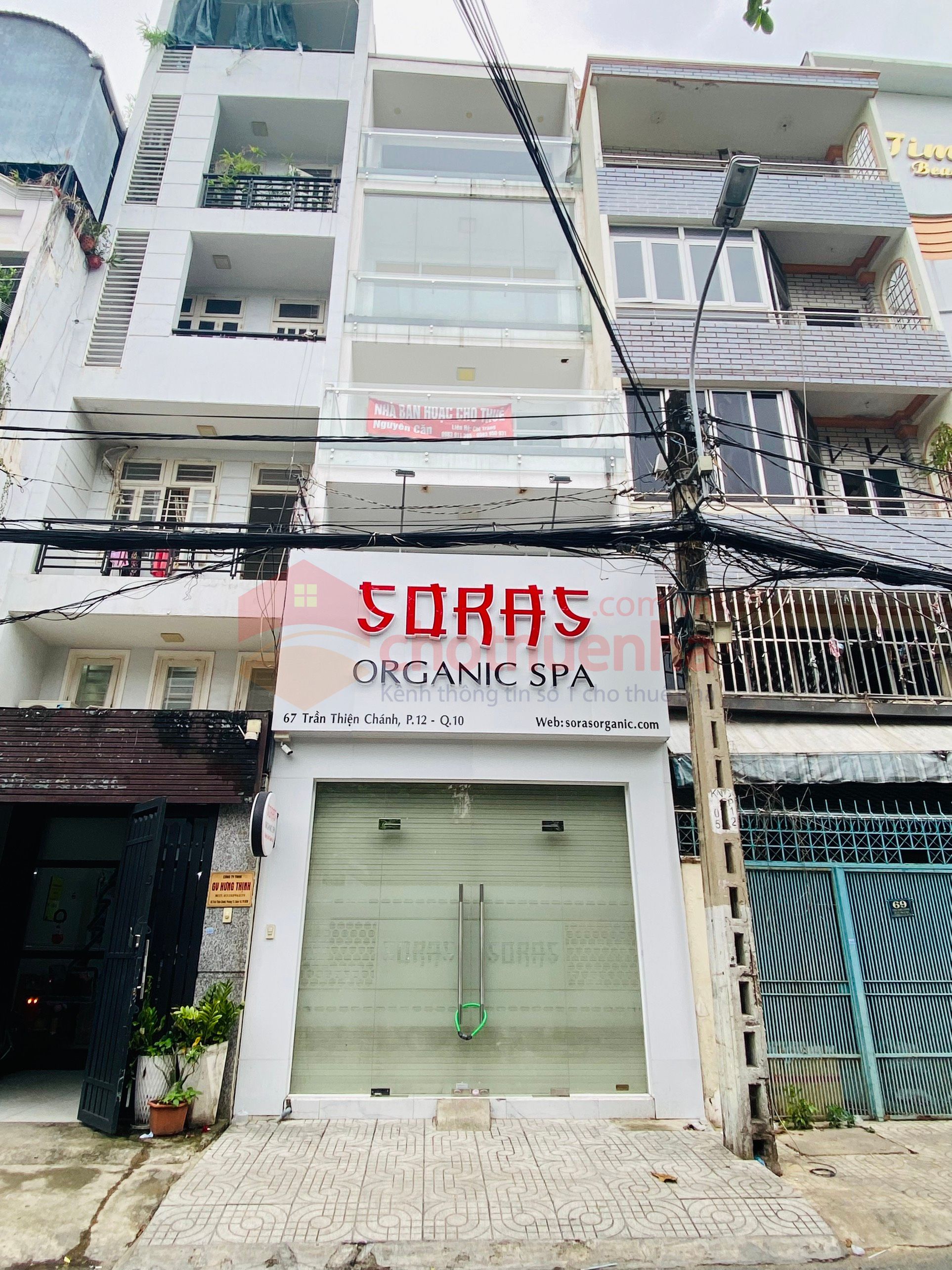 cho thuê gấp nhà nguyên căn làm spa, nha khoa... đường trần thiện chánh