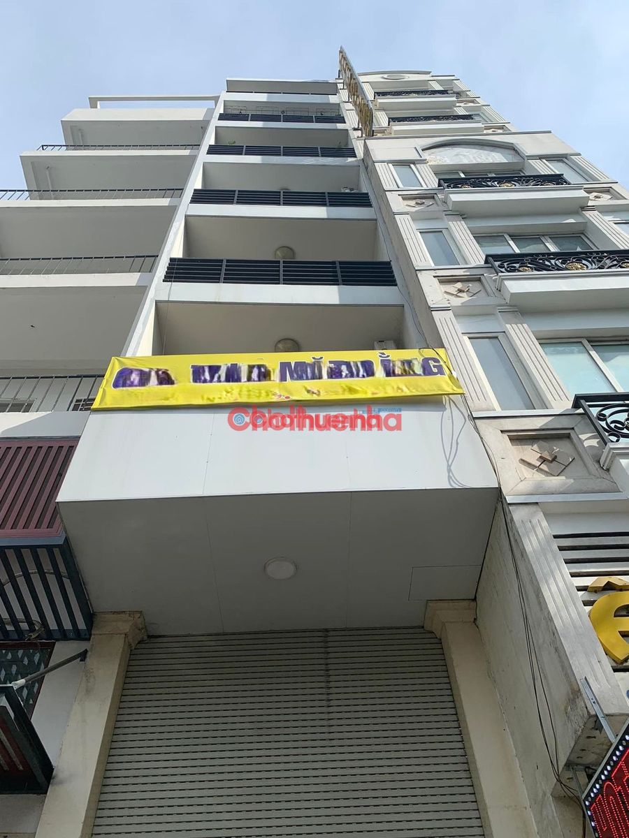 Cho thuê nhà mặt tiền Đường 3/2, Phường 7, Quận 10. Trệt lửng 5 lầu, có thang máy