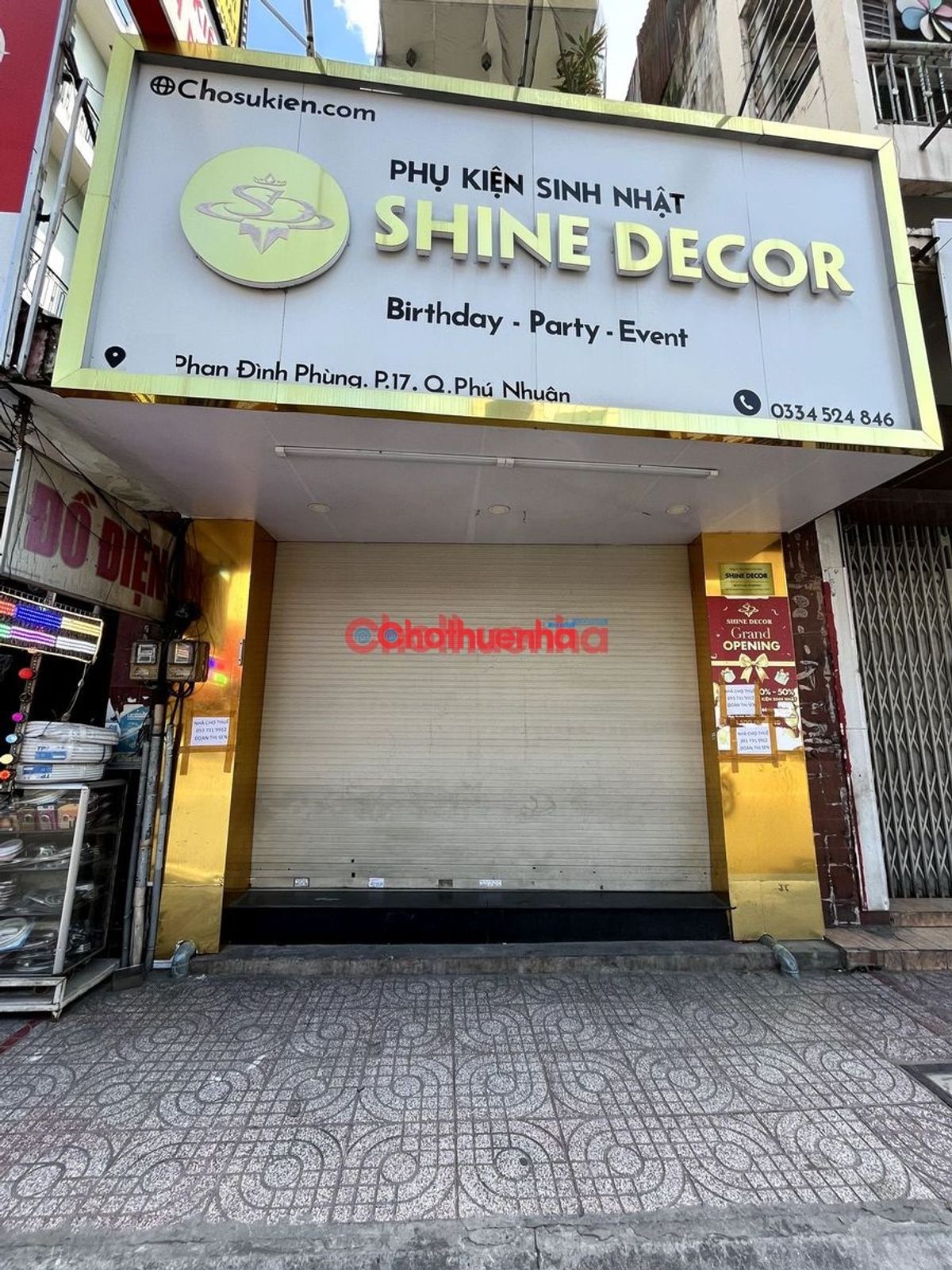 Cho thuê mặt bằng Phan Đình Phùng Phú Nhuận