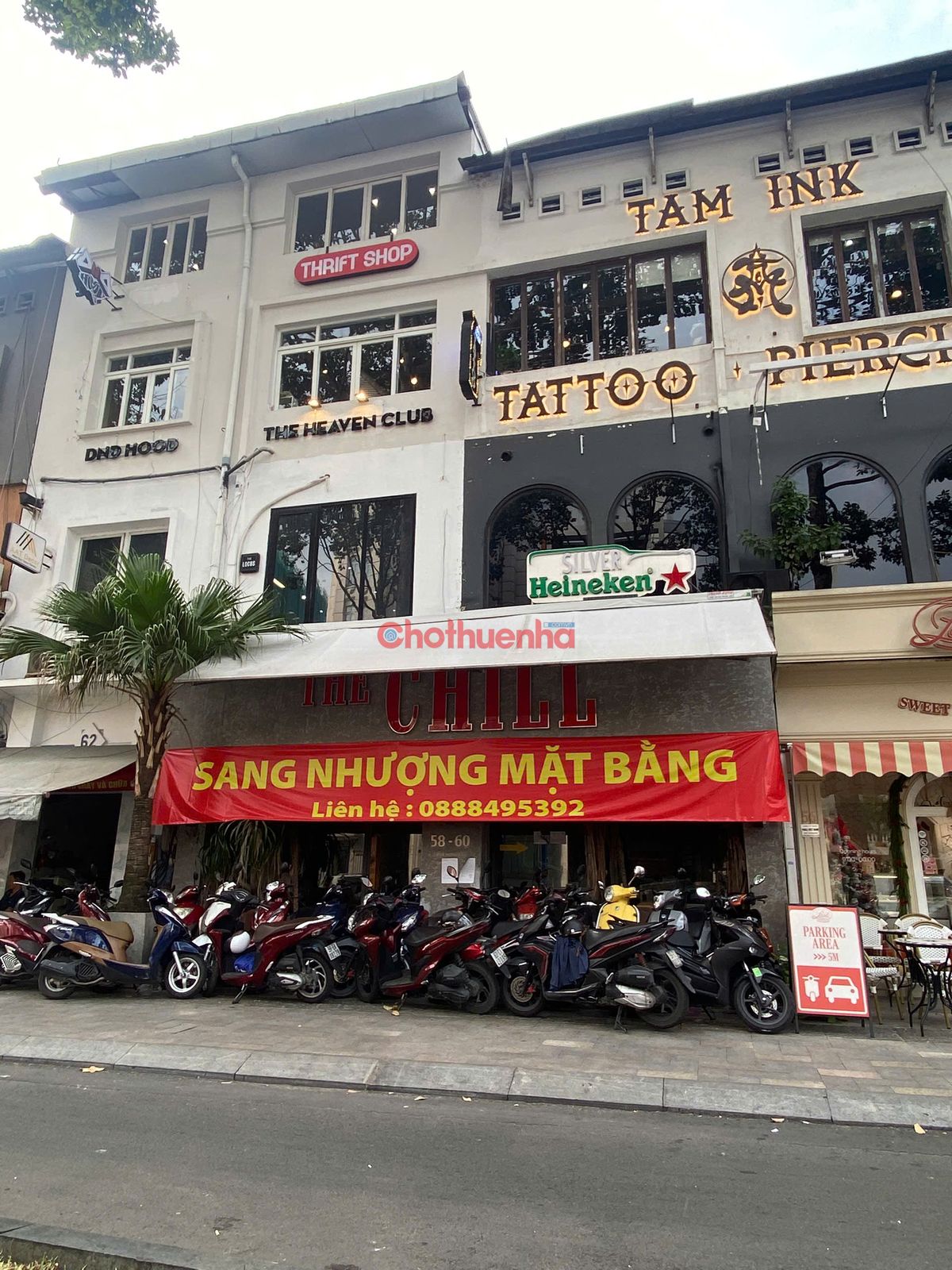 CHO THUÊ NHÀ NGANG 8M MẶT TIỀN TRẦN HƯNG ĐẠO Q1