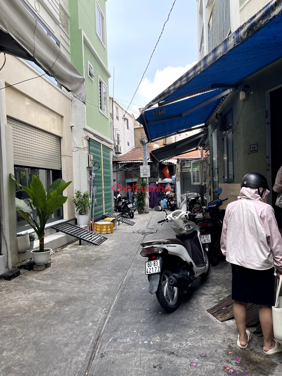 Cho thuê nhà hẻm lớn đường Nguyễn Thông, Phường 9 Quận 3