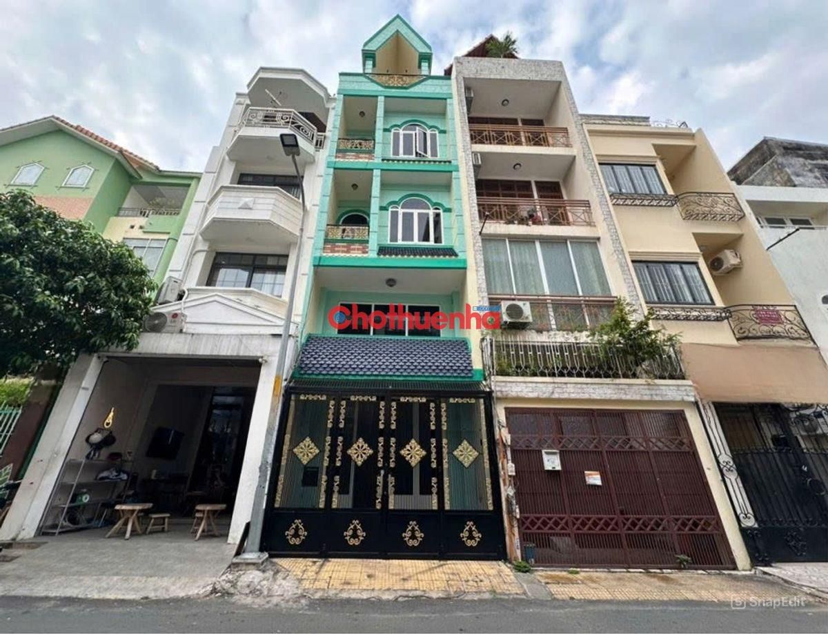 Cho thuê nhà mặt tiền đường Đặng Dung, Phường Tân Định, Quận 1. Trệt 4 lầu 6 phòng