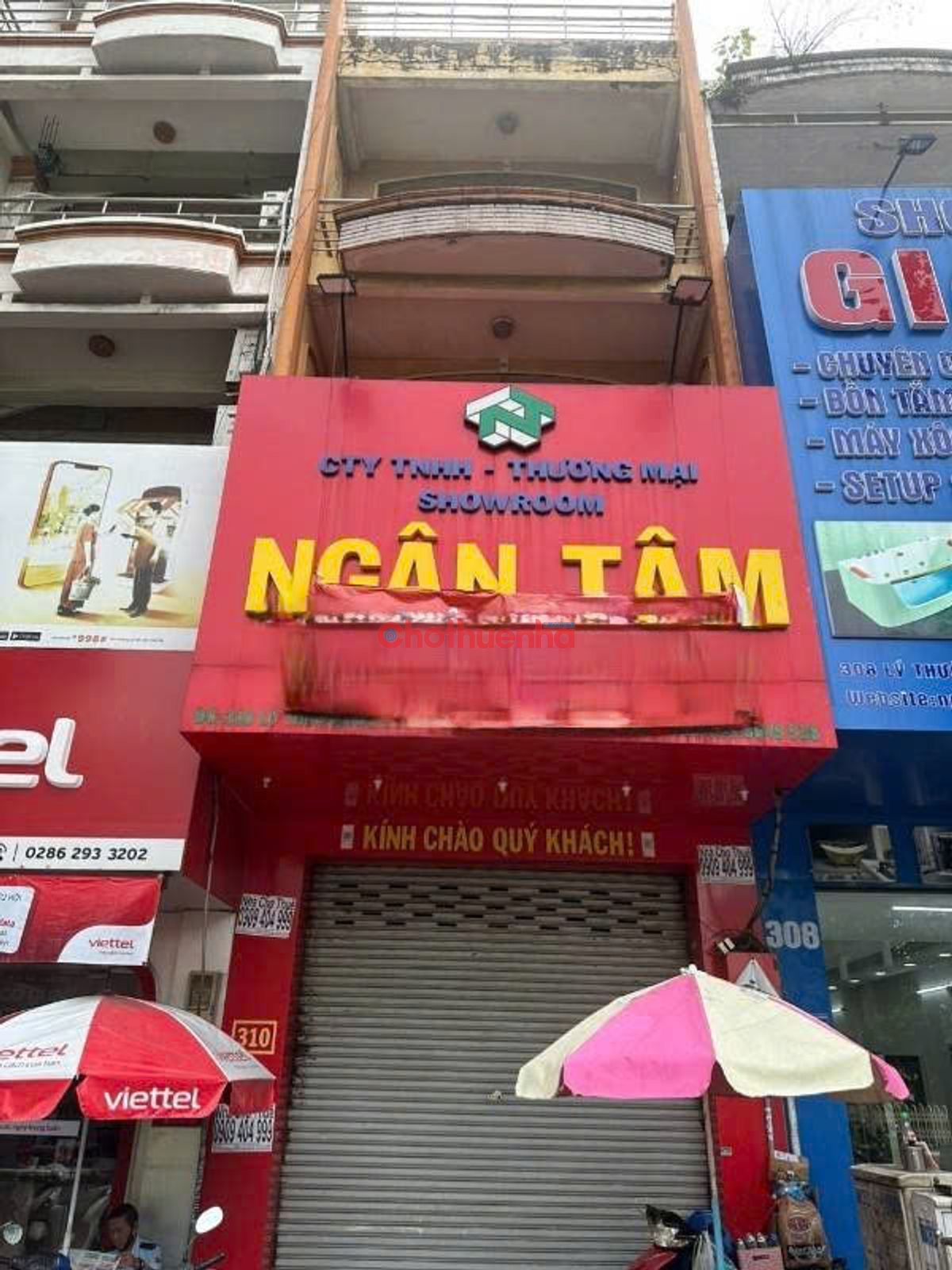 Cho thuê nhà mặt tiền đường Lý Thường Kiệt, Phường 14, Quận 10