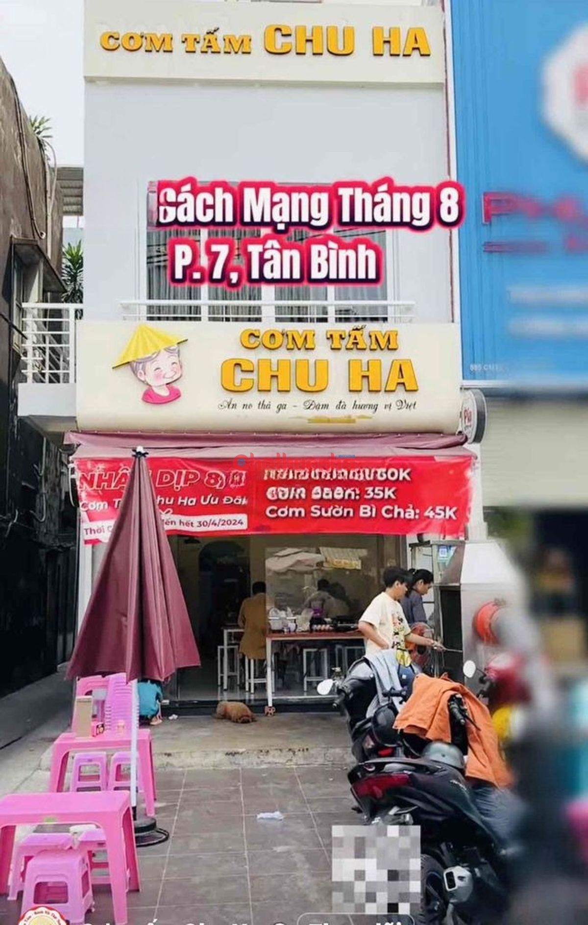 Cho thuê nhà MẶT TIỀN - HXH 2 chiều - Cách Mạng Tháng 8 - Tân Bình 