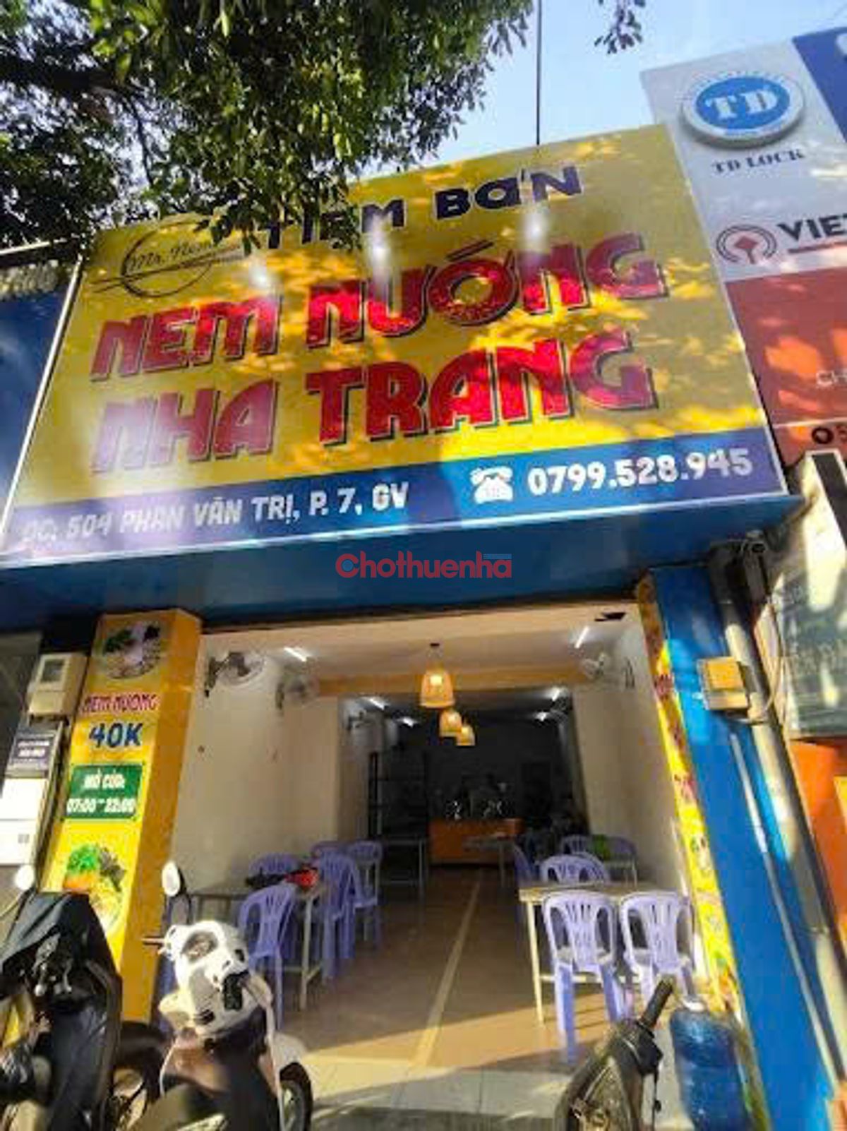 Cho thuê nhà mặt tiền đường Phan Văn Trị, DT 4.2x17m, trệt, 1 lầu, 3 phòng ngủ