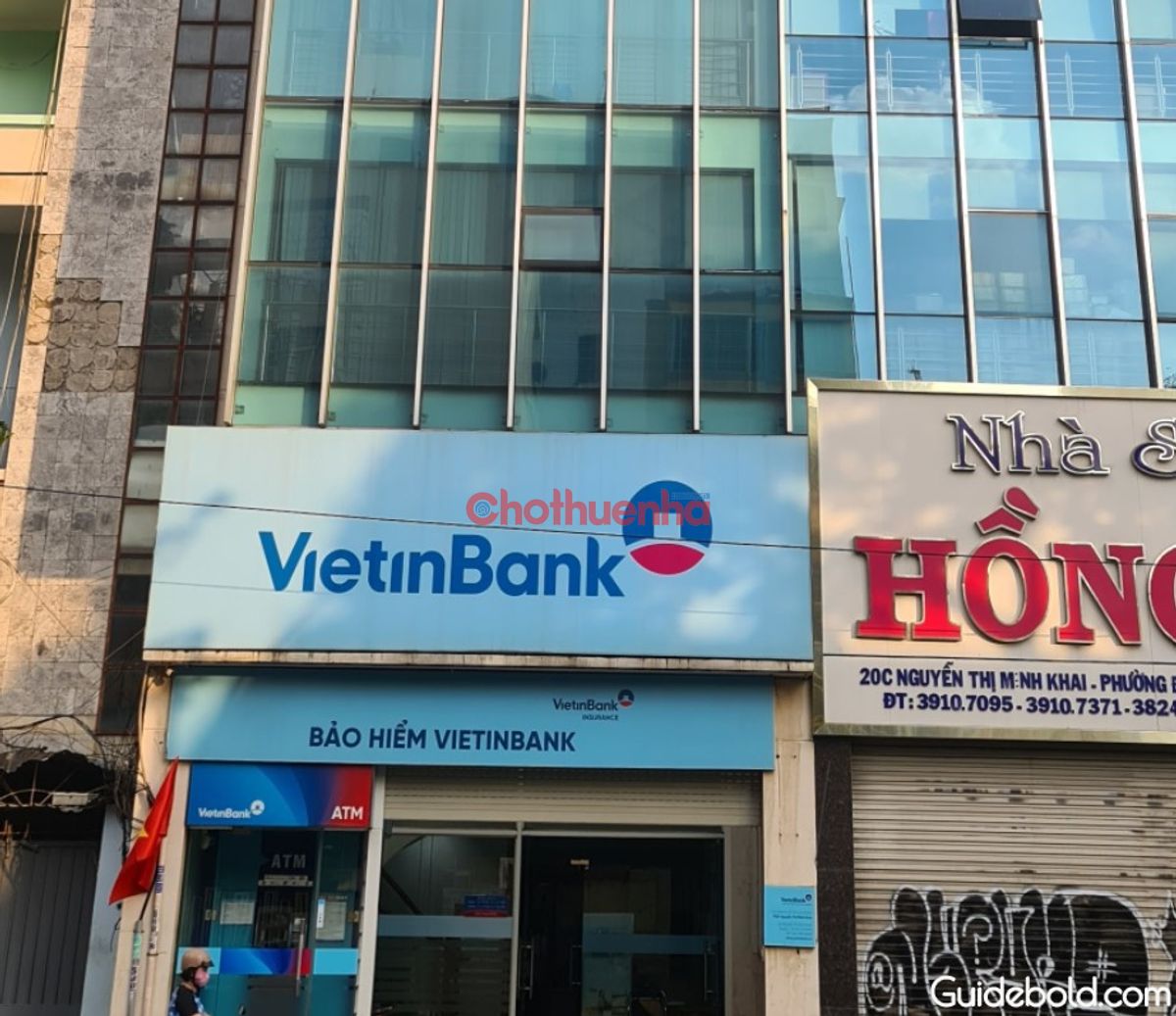 Cho thuê  nhà mặt tiền đường Nguyễn Thị Minh Khai, Quận 1. Đoạn 2 chiều