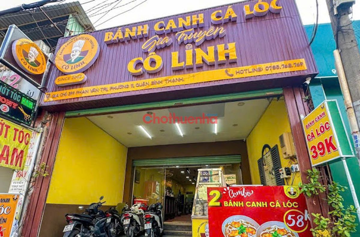 Cho thuê nhà mặt tiền đường Phan Văn Trị, Phường 11, Bình Thạnh