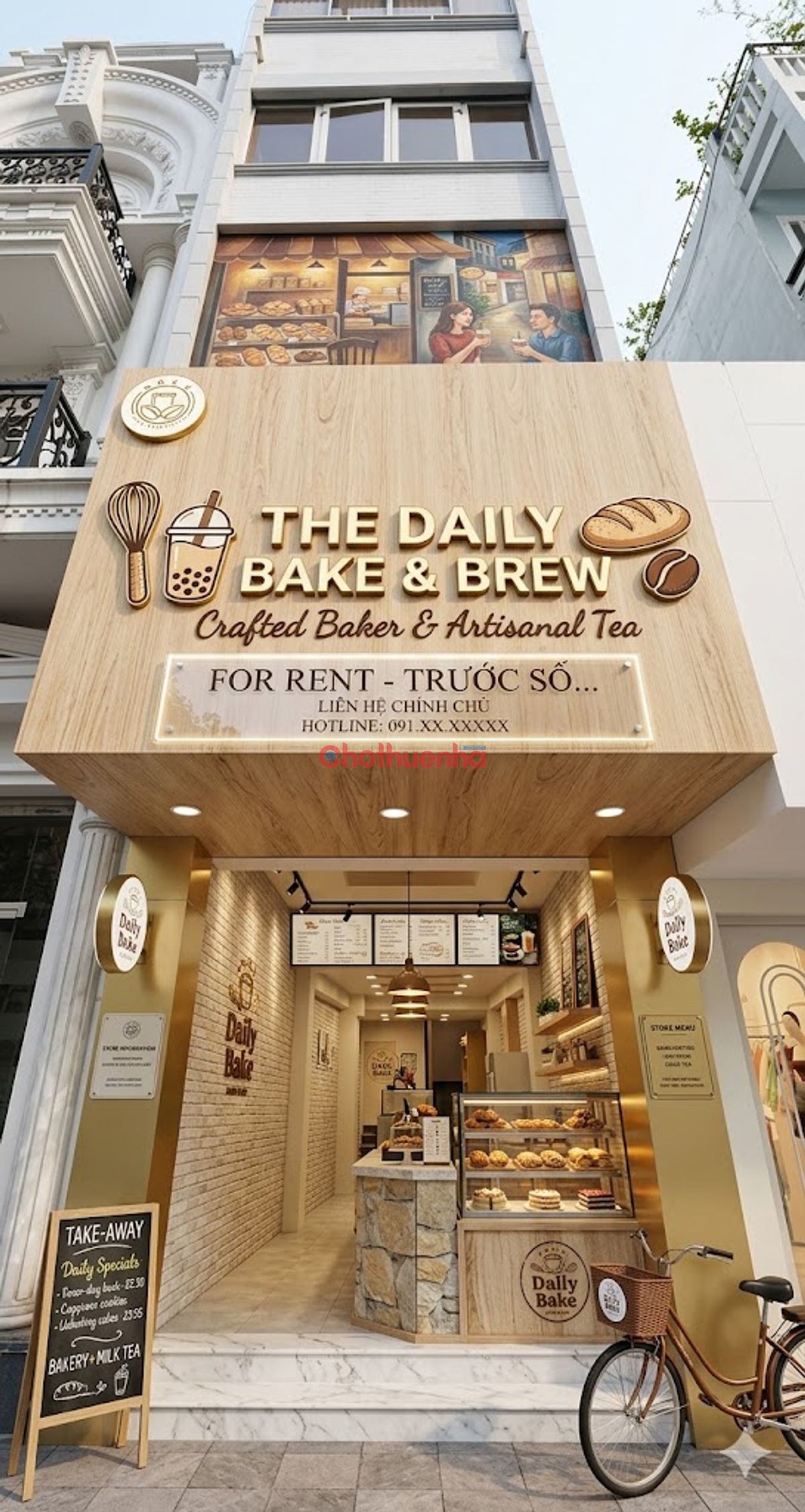 CHO THUÊ NHÀ MẶT TIỀN ĐƯỜNG NGUYỄN ĐÌNH CHIỂU. TRỆT 3 LẦU. SHOP, PHỤ KIỆN, BÁNH KEM,...