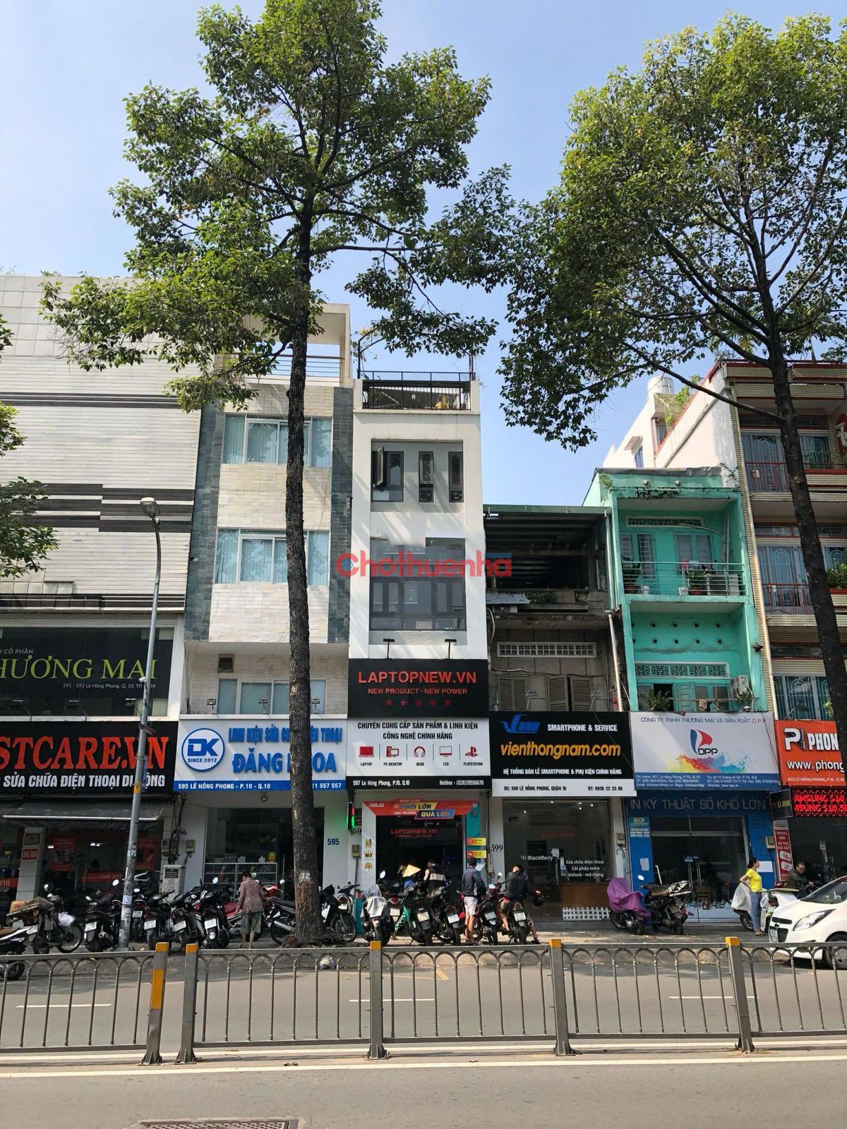 CHO THUÊ MẶT BẰNG TRỆT – ĐƯỜNG LÊ HỒNG PHONG, P.10, Q.10 – VỈA HÈ RỘNG KINH DOANH TỐT