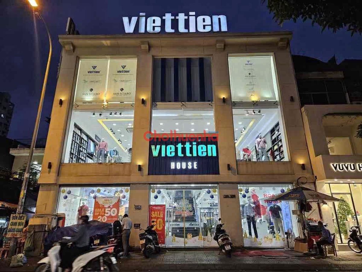 CHO THUÊ MẶT TIỀN KINH DOANH DIỆN TÍCH LỚN 12X20M Nguyễn Trãi Q1