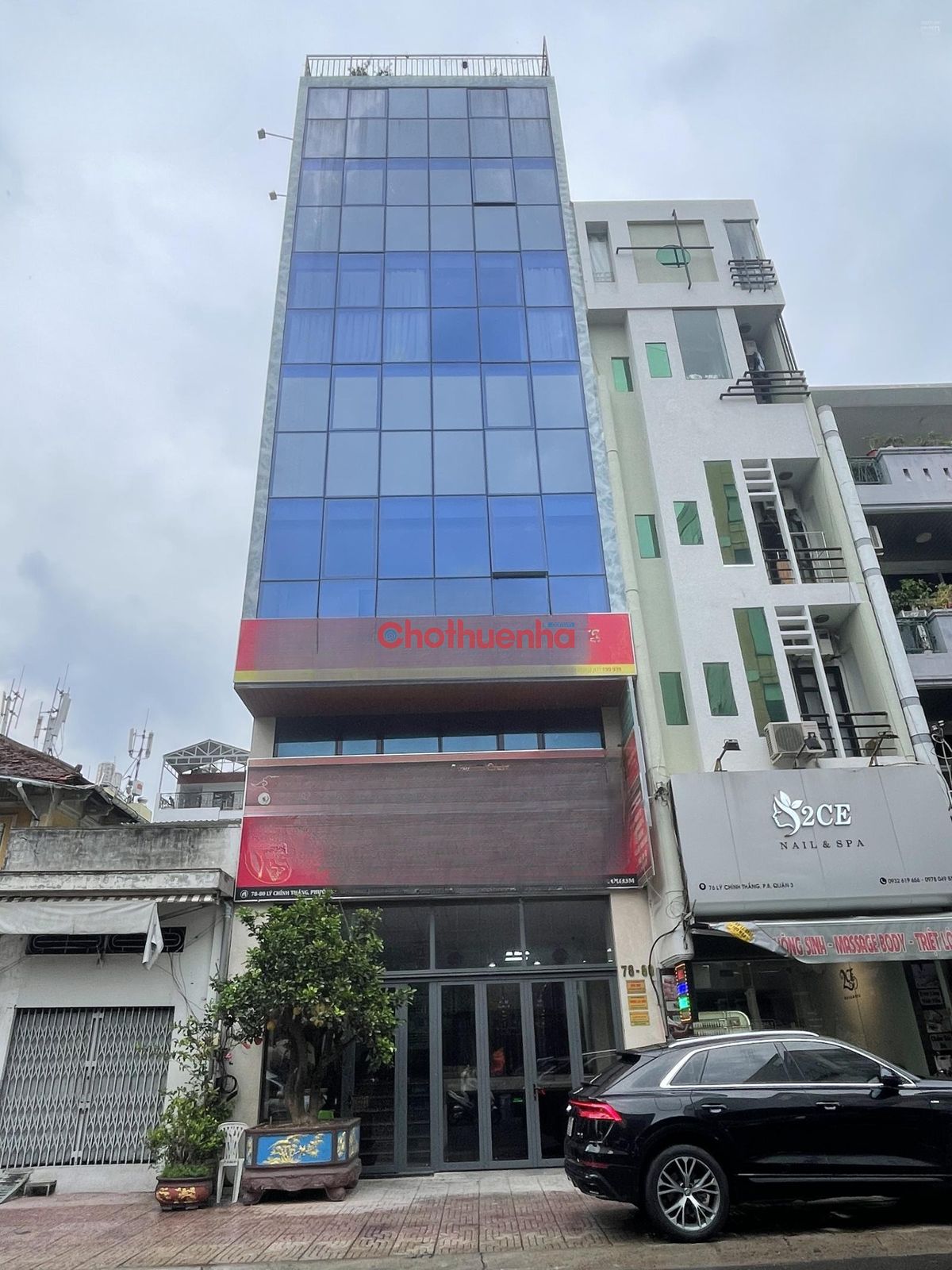 CHO THUÊ TOÀ NHÀ MẶT TIỀN LÝ CHÍNH THẮNG Q3 MỚI XÂY XONG NGANG 7M DÀI 18M 1 HẦM 7 LẦU MỚI XÂY XONG