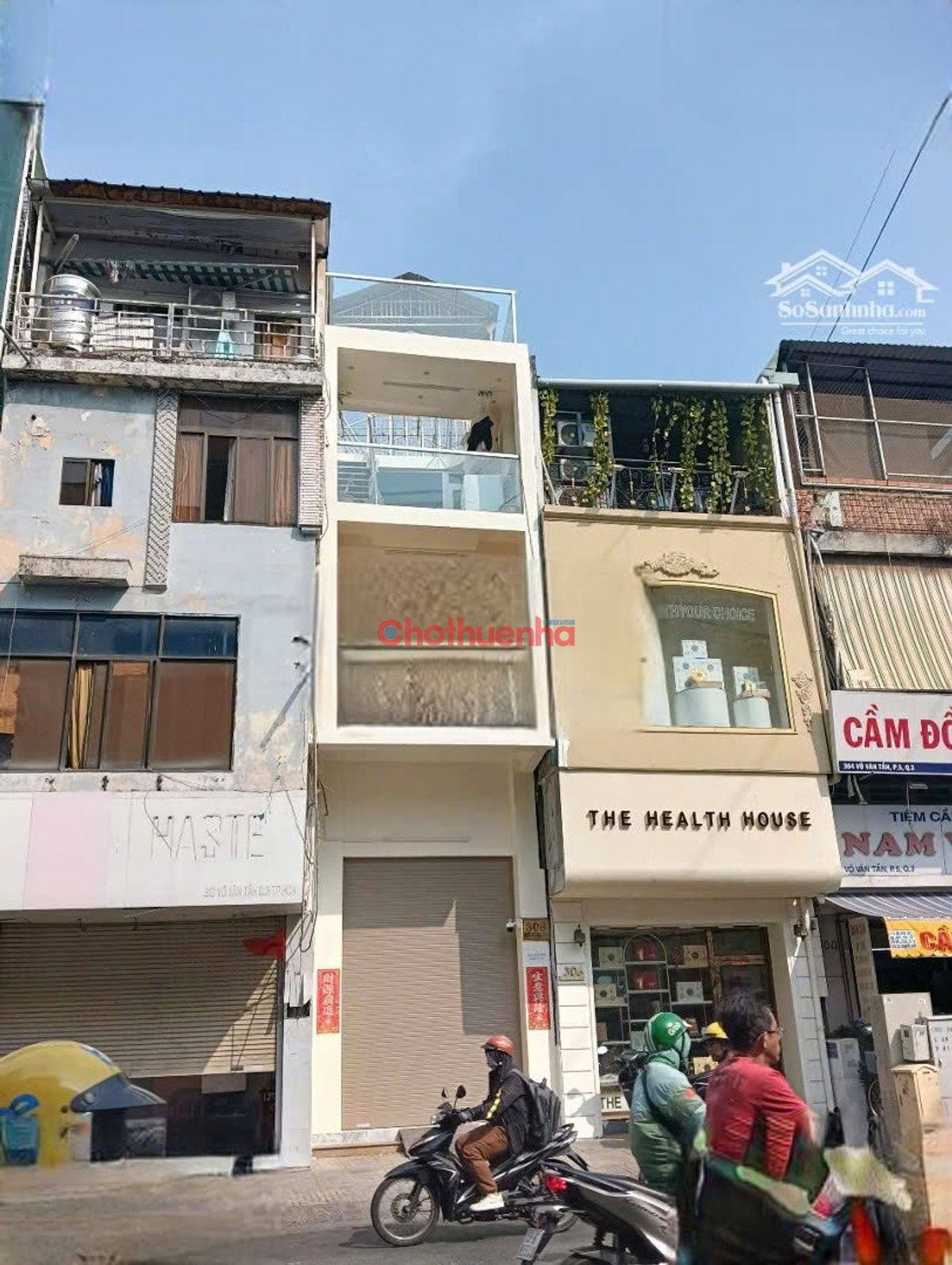 Cho thuê nhà mặt tiền  Võ Văn Tần, Phường 5, Quận 3.