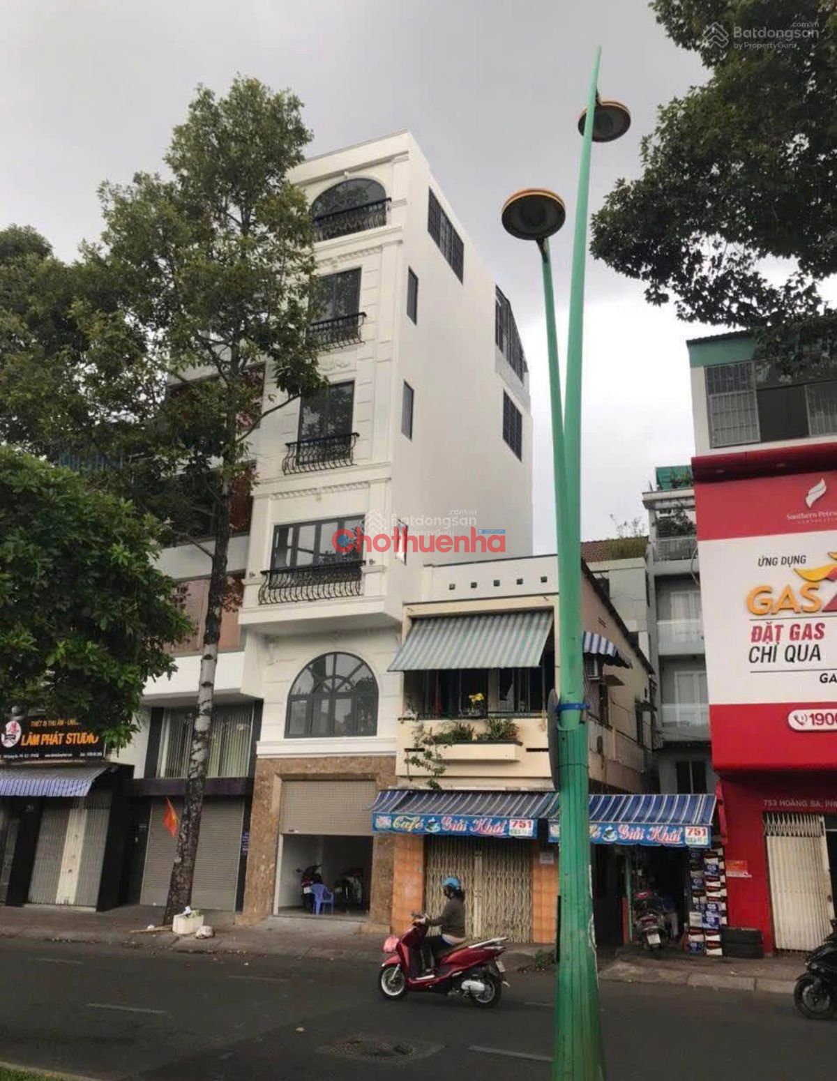 Cho thuê nhà có thang máy, 1 trệt 5 lầu, 5PN-6WC - Mặt tiền Hoàng Sa, Quận 3 