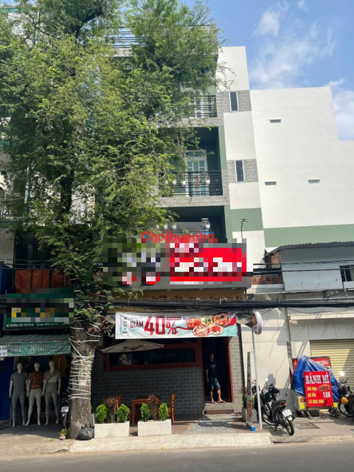 Cho thuê nhà Mặt tiền đường Trường Sơn - Ngay công viên thỏ trắng - Nở hậu 9m 