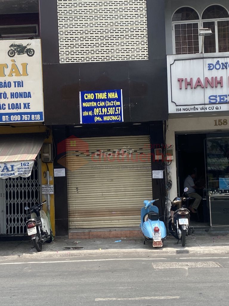 Cho thuê Nhà Mặt Tiền Nguyễn Văn Cừ Q1