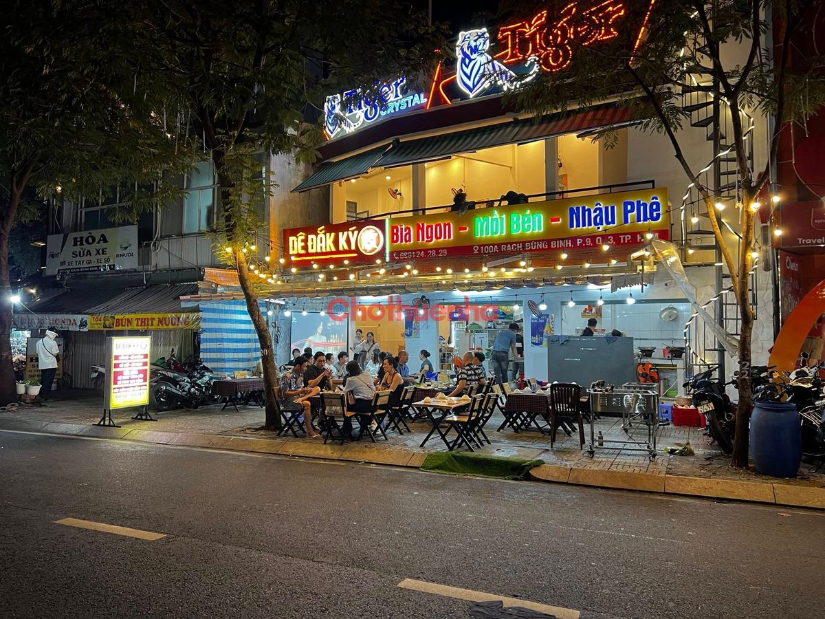 Cho thuê nhà mặt tiền Rạch Bùng Binh, P.9, Quận 3