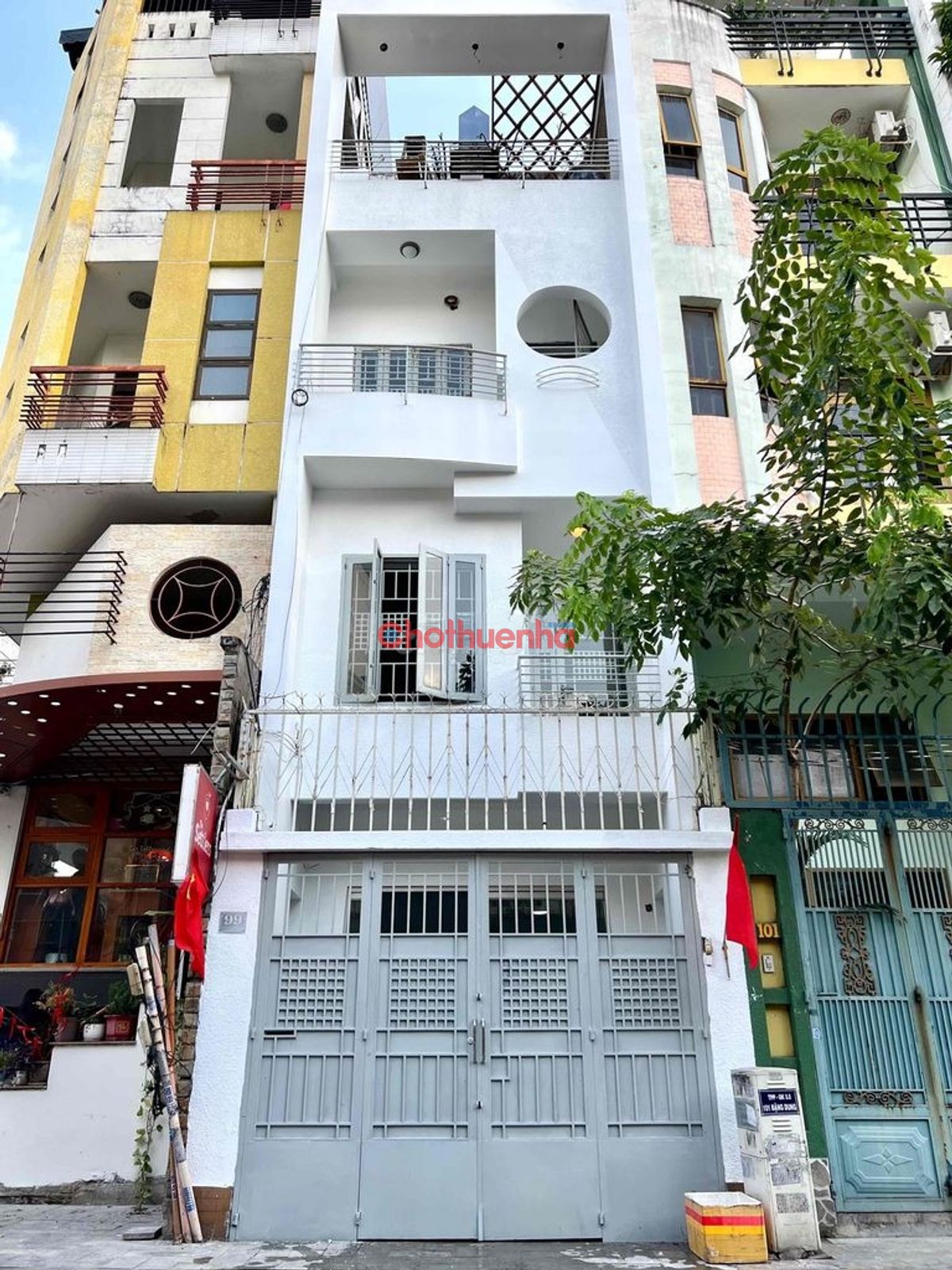 CHO THUÊ NHÀ MẶT TIỀN ĐẶNG DUNG TÂN ĐỊNH Q1 - 4X25M - NHÀ MỚI ĐẸP