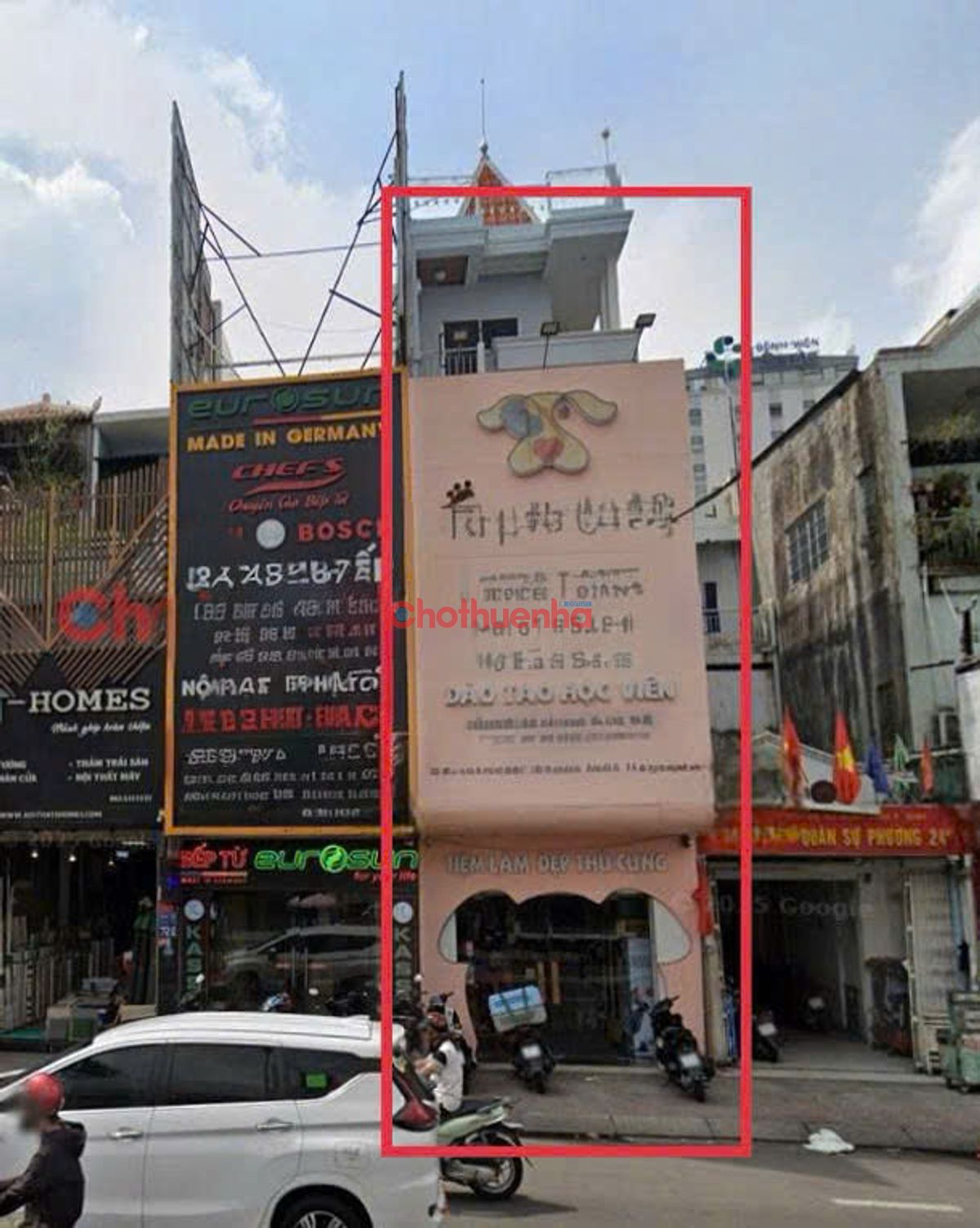 CHO THUÊ NHÀ MẶT TIỀN 400M2 BẠCH ĐẰNG - BÌNH THẠNH