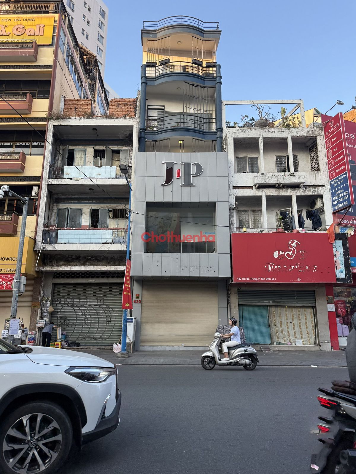 CHO THUÊ NHÀ MẶT TIỀN HAI BÀ TRƯNG, TÂN ĐỊNH, QUẬN 1 - 5 TẦNG - KINH DOANH SẦM UẤT