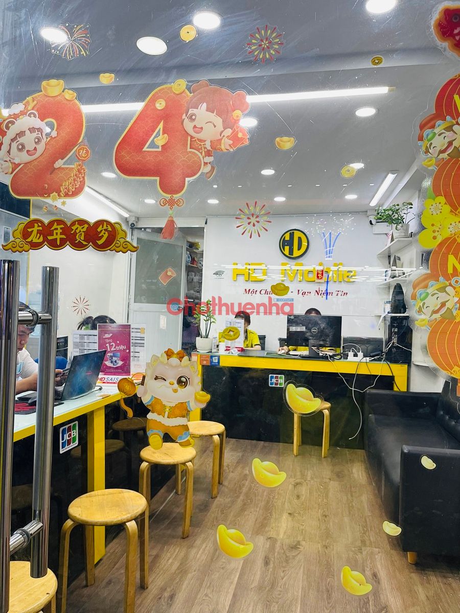 Cho thuê nhà MT Quang Trung - mặt bằng đẹp đã sơn sửa - kinh doanh sầm uất