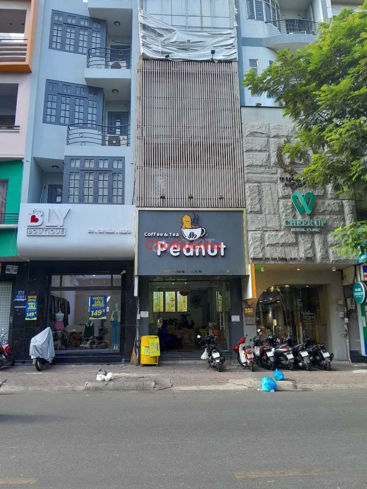 Cho thuê mặt bằng Cao thắng, phường 12, quận 10, thuận tiện kinh doanh, vỉa hè lớn