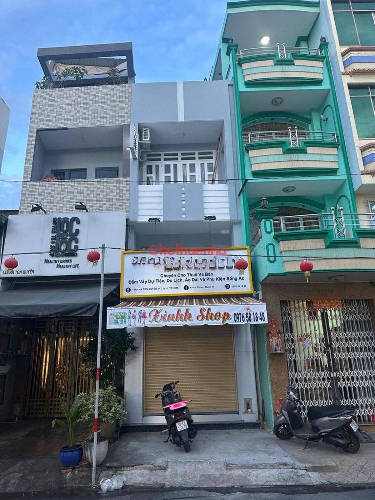 CHO THUÊ NHÀ MẶT TIỀN HÀ TÔN QUYỀN, P4, QUẬN 11, 3x8m, 3 Tầng, 50m2