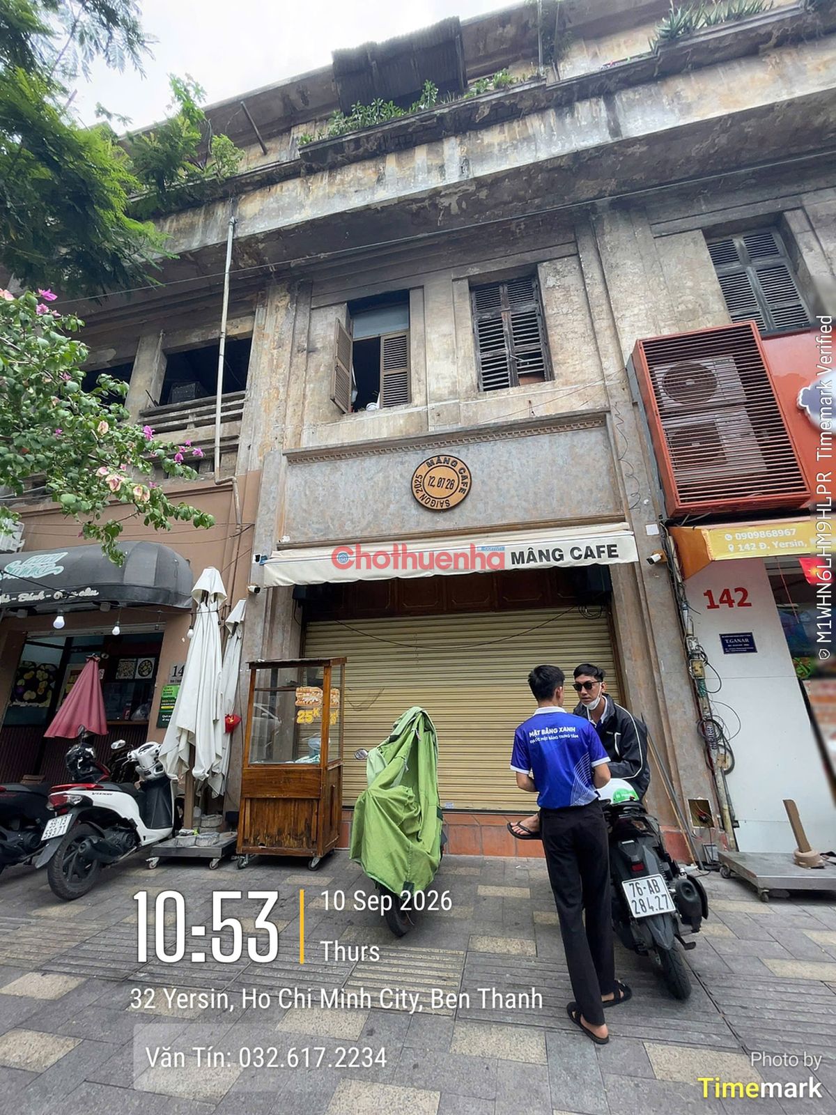 CHO THUÊ MẶT BẰNG KINH DOANH ĐƯỜNG YERSIN, QUẬN 1 – 5X8M – TRỆT