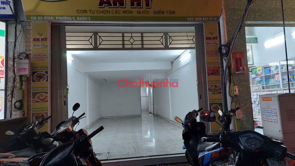 CHO THUÊ NHÀ MẶT TIỀN AN BÌNH – PHƯỜNG 5, QUẬN 5
